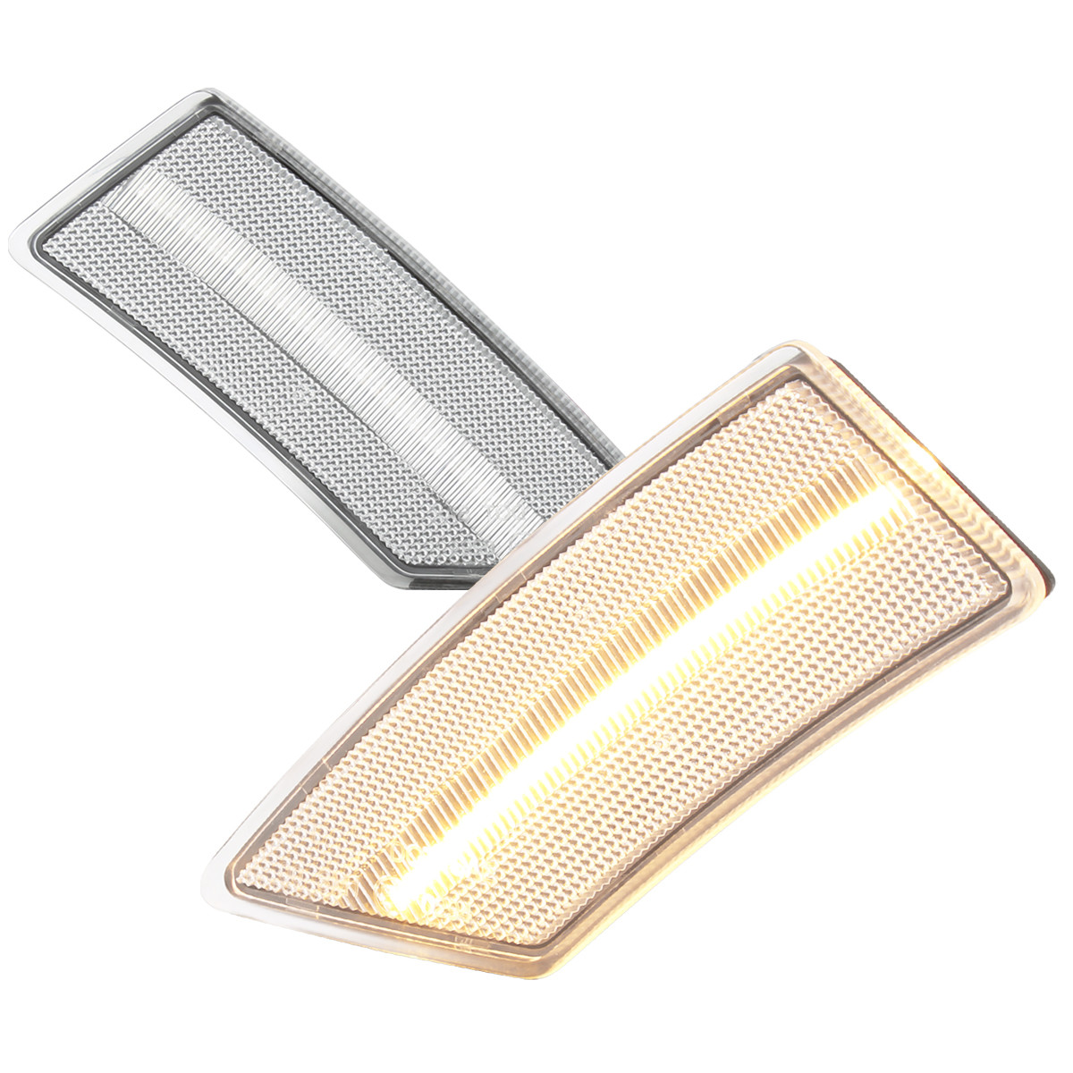 2019-2021 Ford Ranger 2PC LED Side Marker Lights (Chrome Housing