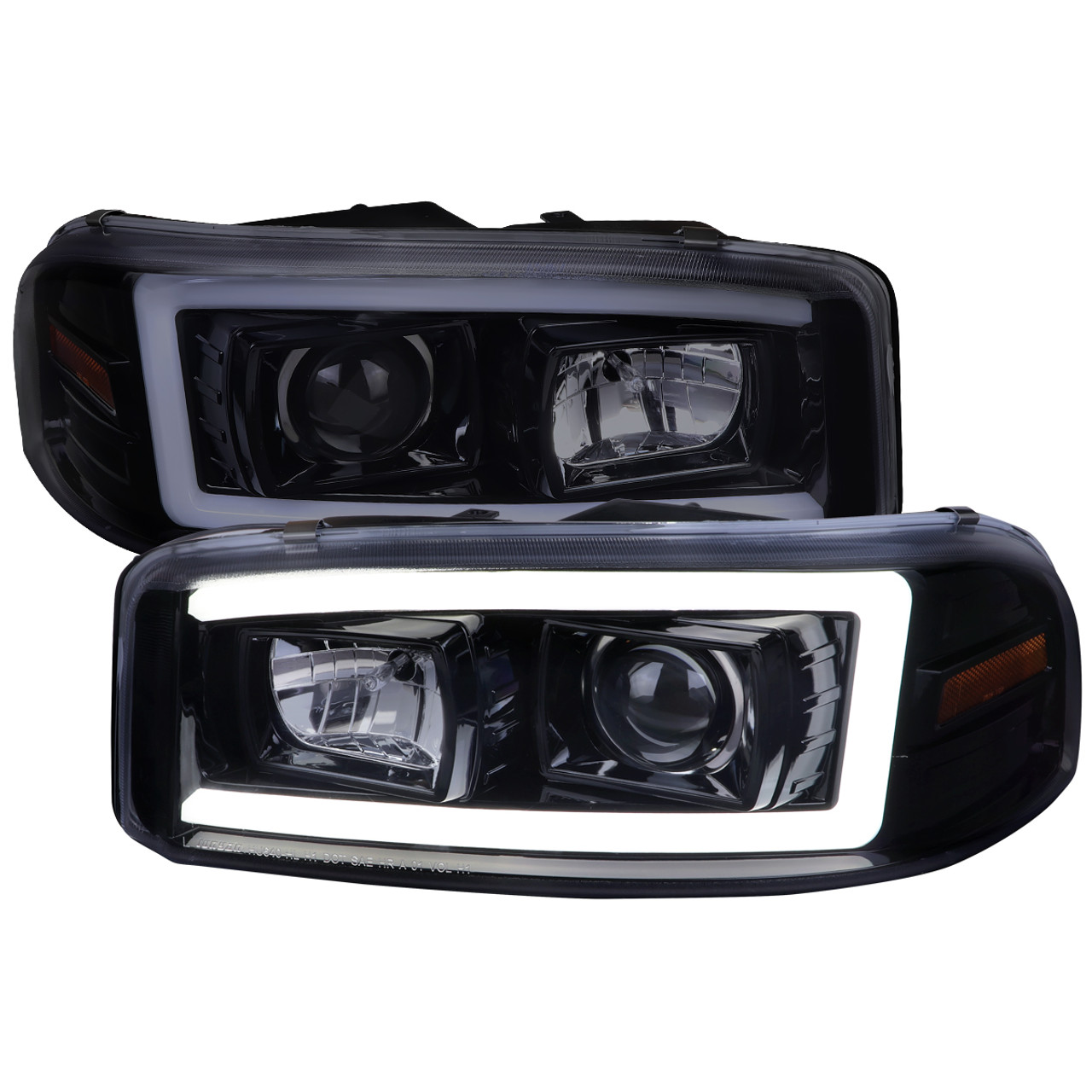 2006 gmc sierra halo headlights