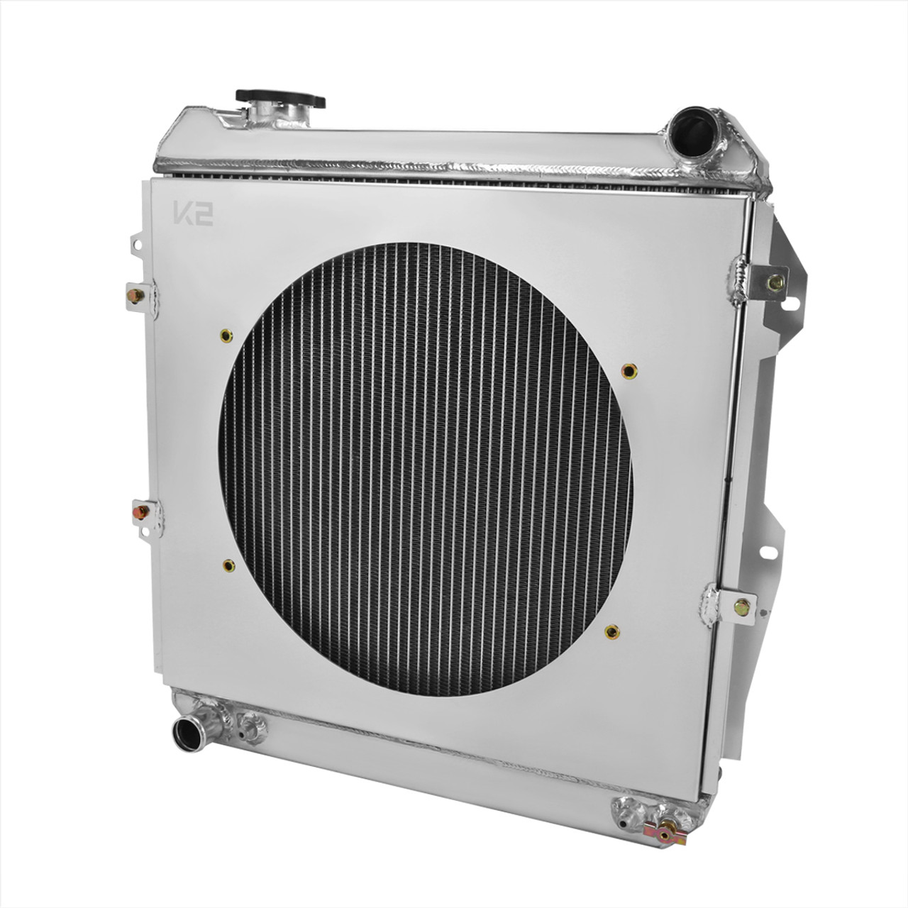 1988-1995 Toyota Pickup/4Runner V6 3 Row Radiator with Fan Shroud - Spec-D  Tuning