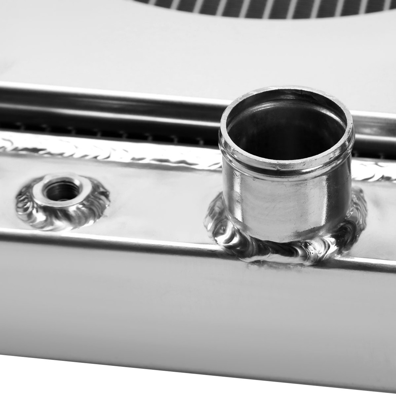 1963-1968 Chevrolet Impala/Biscayne/Caprice/Bel Air/El Camino/Chevelle 3  Row Radiator with Dual Fan Shroud - Spec-D Tuning