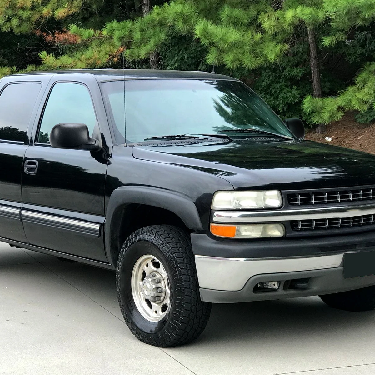 Kool Vue Manual Mirrors For Chevy Silverado/GMC Sierra 1999-2006 - Textured Black Non-Electric