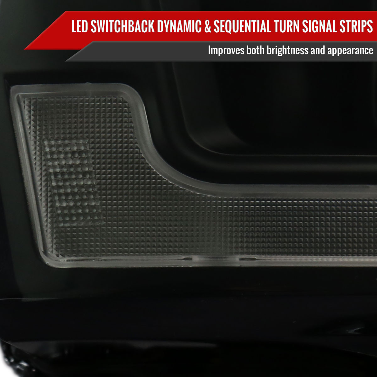 Superbautoparts Black Headlights + Turn Signals For Dodge Ram 2500-5500 2019-2024 – Direct Fit With Bulbs!