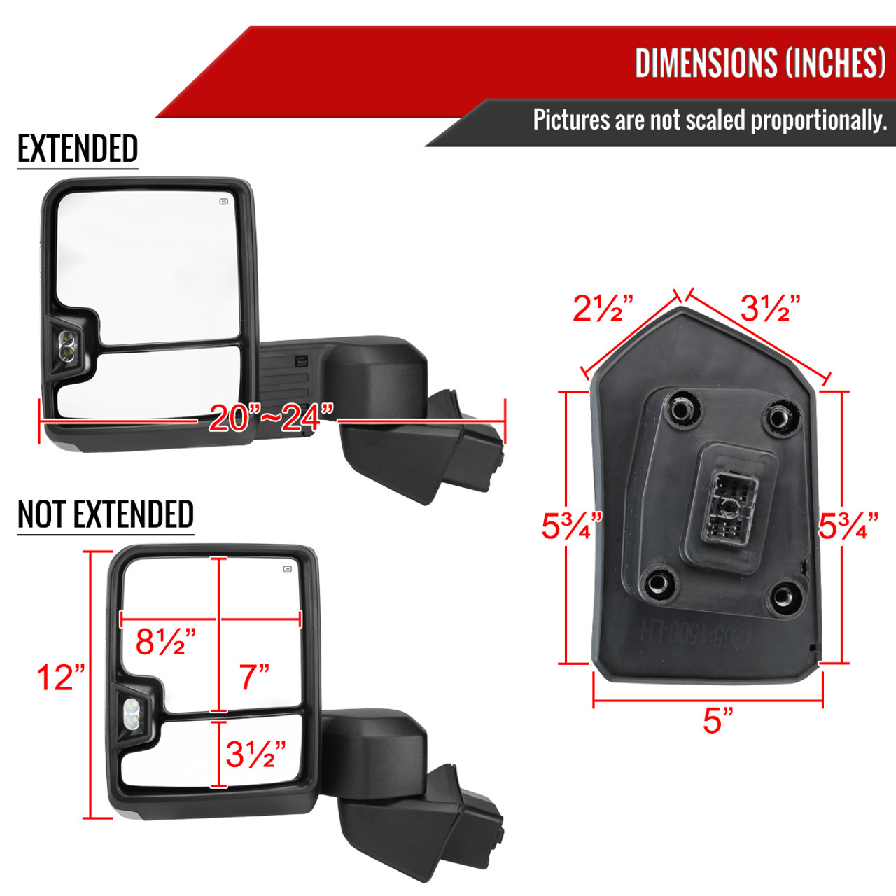 2019-2022 Chevrolet Silverado 1500 Power Adjustable, Heated