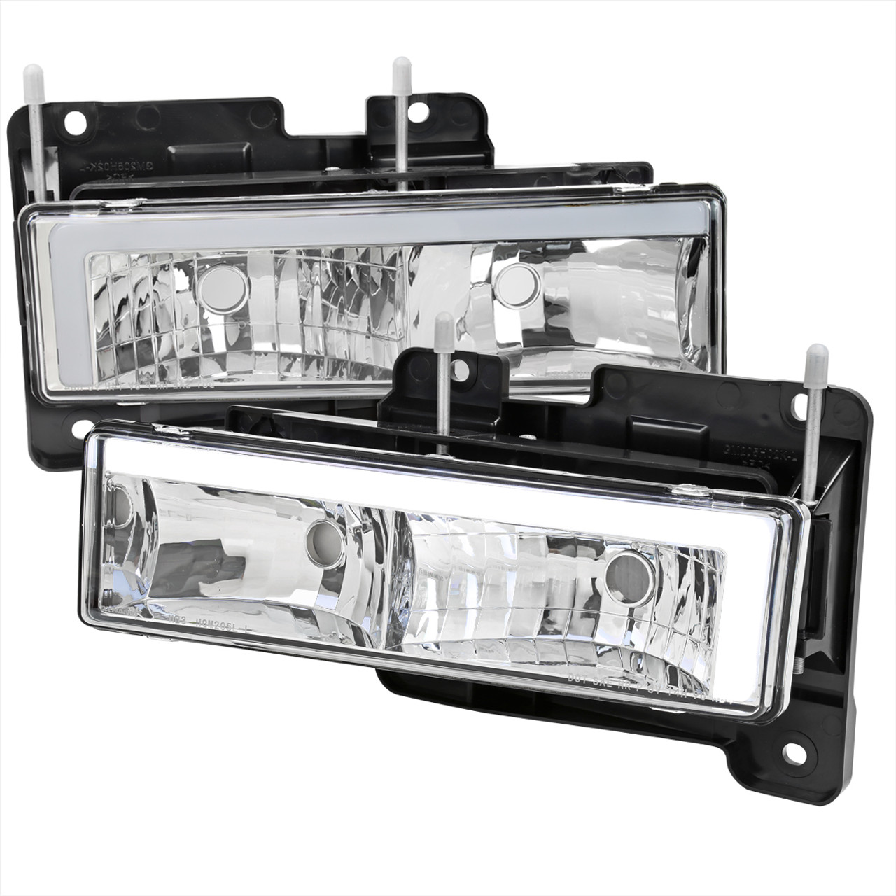 1988-1998 Chevrolet/GMC C10 C/K LED Strip Factory Style Headlights