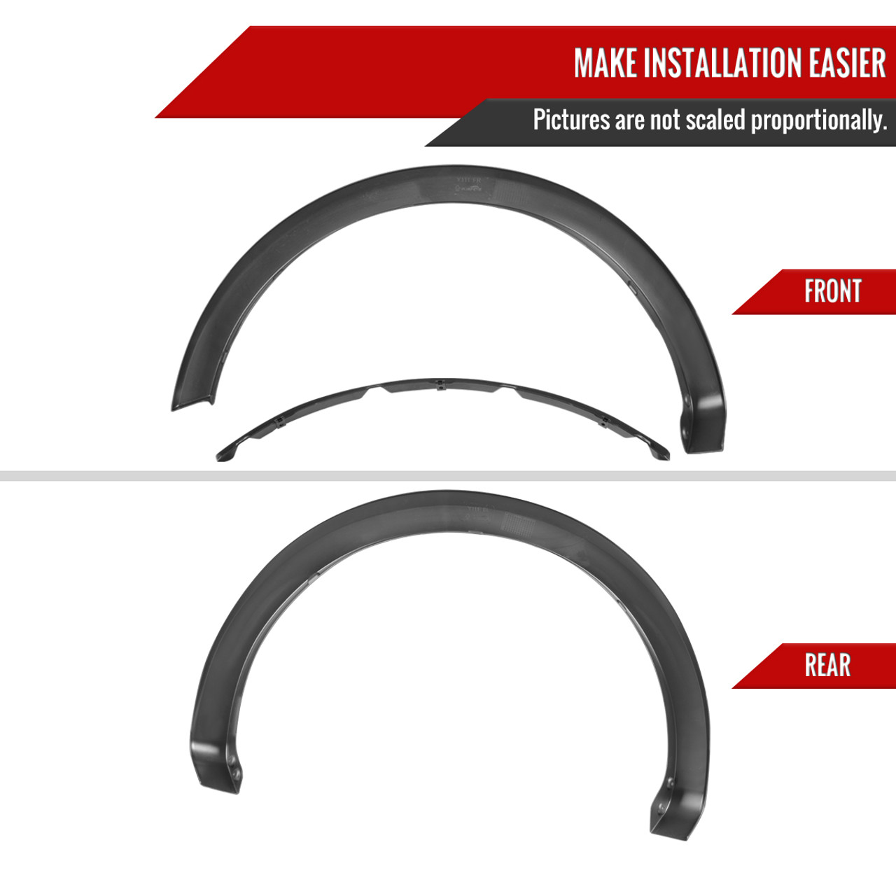 2021-2022 Ford F-150 Factory Style Fender Flares - Spec-D Tuning