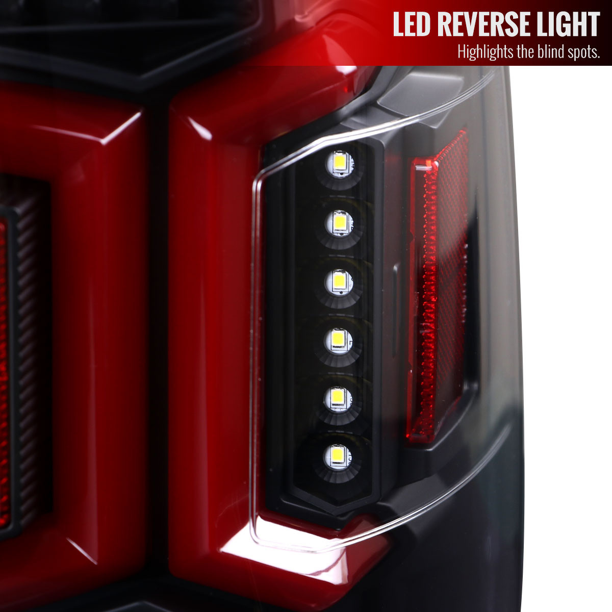 2019-2024 Dodge RAM 2500/3500 Red LED Bar Sequential Signal Tail