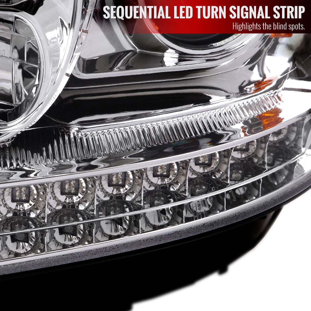 2009-2011 Mercedes Benz W164 ML-Class LED Sequetial Turn Signal