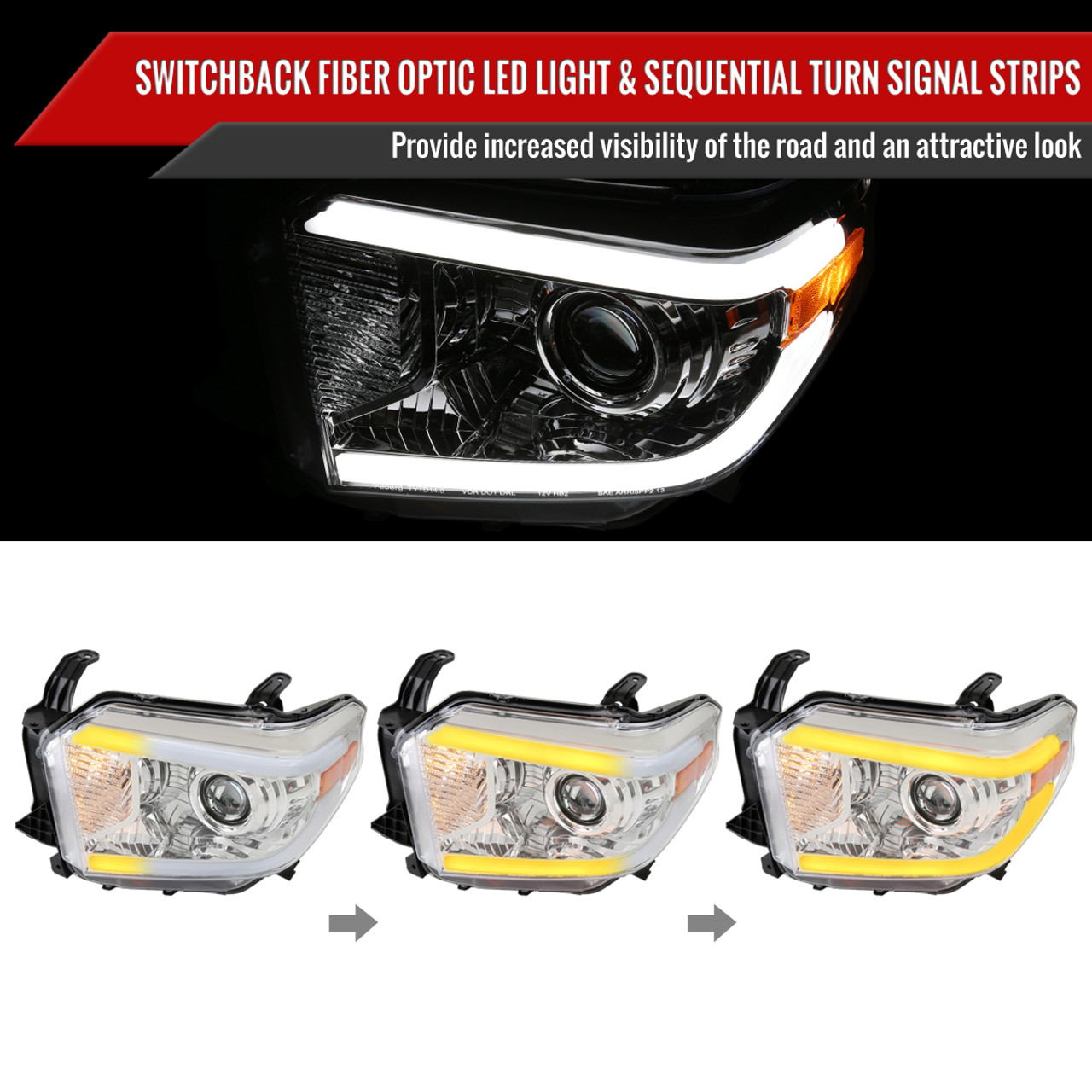 tktr14　② 2014-2021 Toyota Tundra LED Switchback Sequential Turn