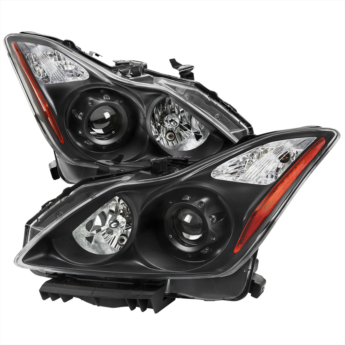 For 2008-2015 G37 / Q60 Coupe New Black Smoked LED Sequential