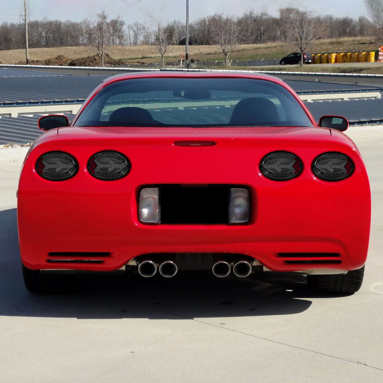 1997-2004 Chevrolet Corvette C5 4 PC White LED Bar Tail Lights