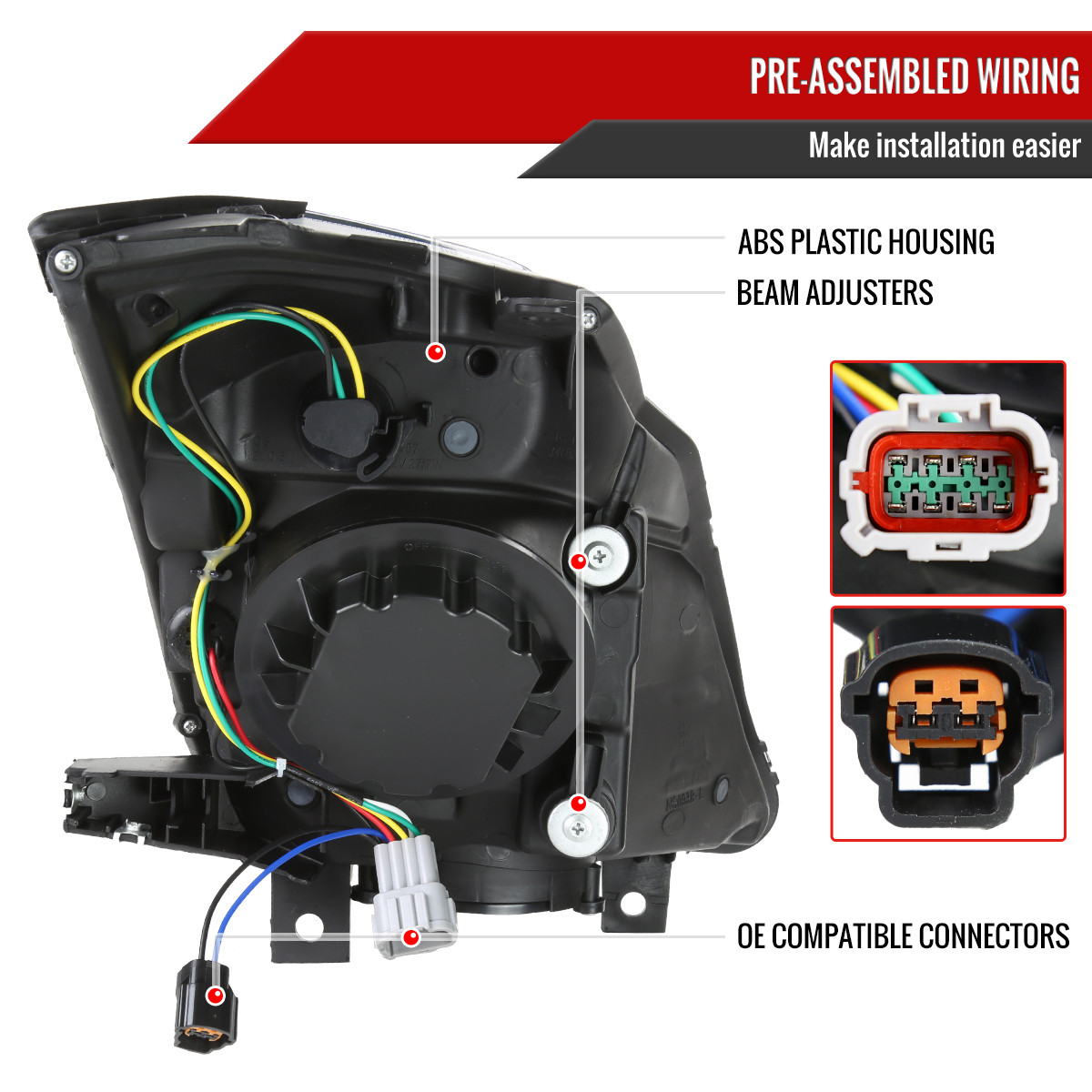 2006-2009 Nissan 350Z Switchback Sequential Turn Signal Animated