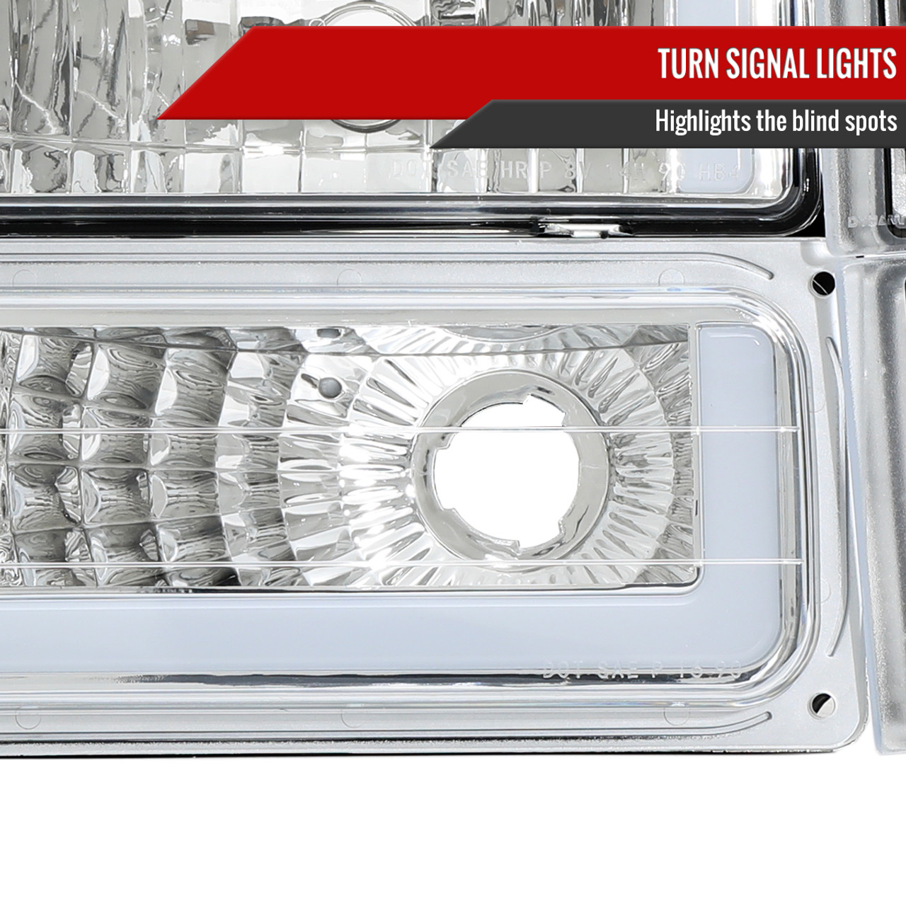 ゲン 2004 Chevy Silverado Headlights PIT66 Headlight Assembly