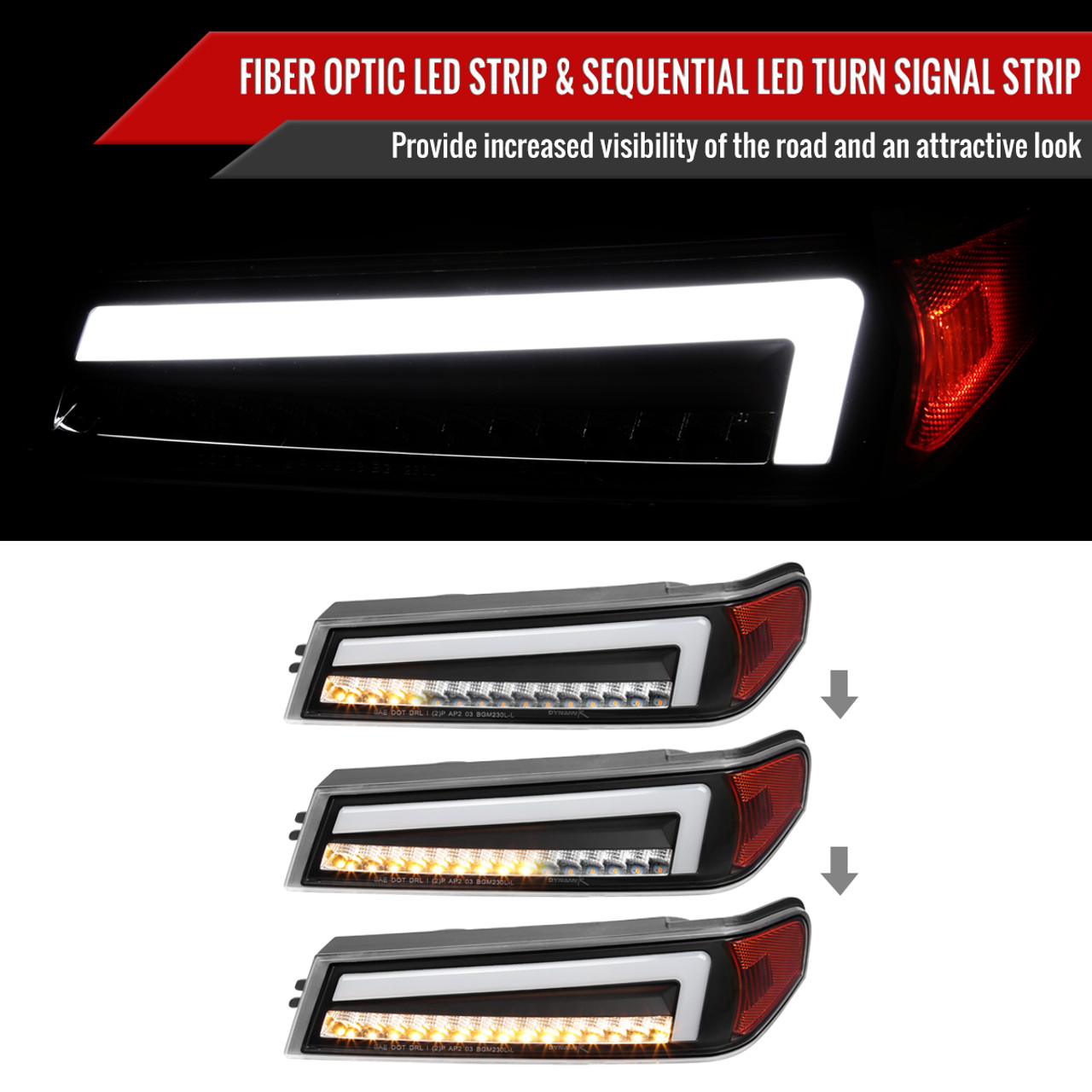 2004-2012 Chevrolet Colorado/GMC Canyon Full LED Bumper Corner