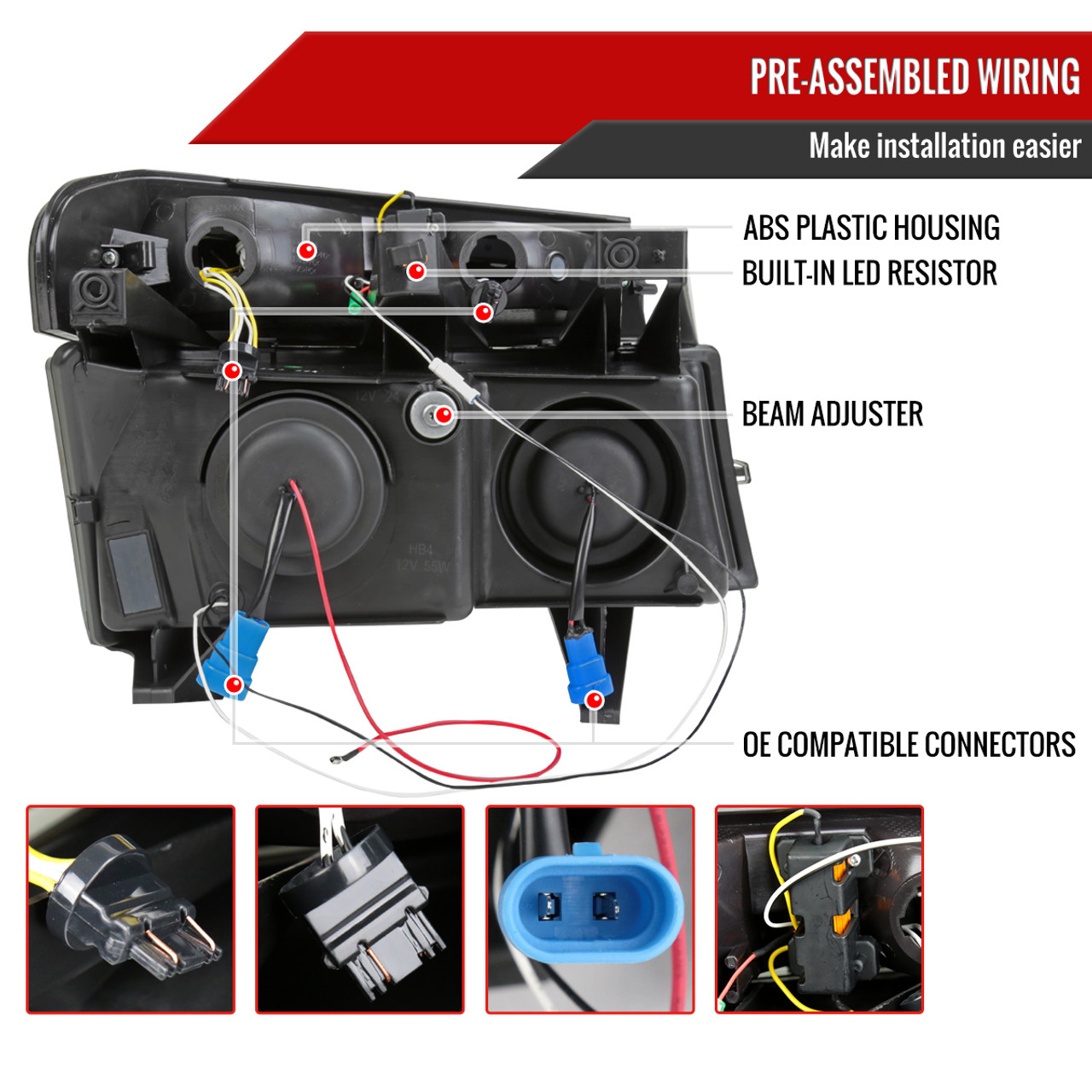 2004-2012 Chevrolet Colorado/GMC Canyon LED Sequential Turn Signal