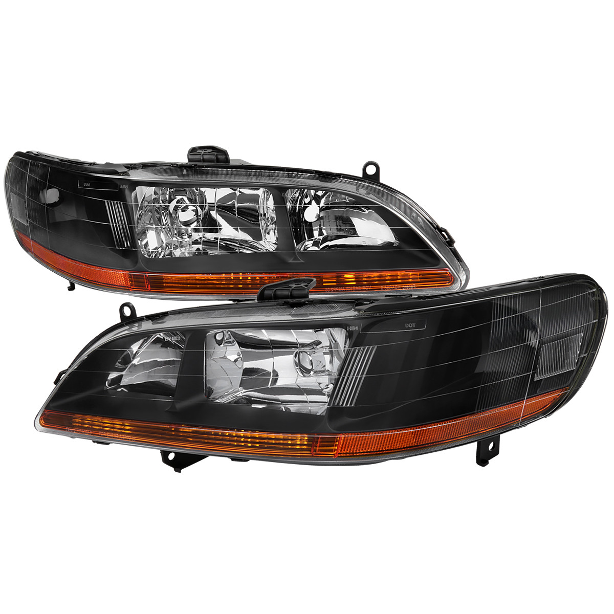 1998-2002 Honda Accord 2/4 Door Factory Style Headlights (Matte
