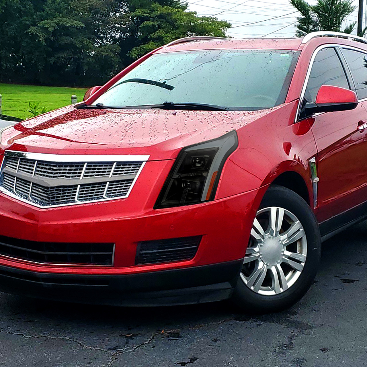 2010-2016 Cadillac SRX LED Projector Headlights w/ Switchback