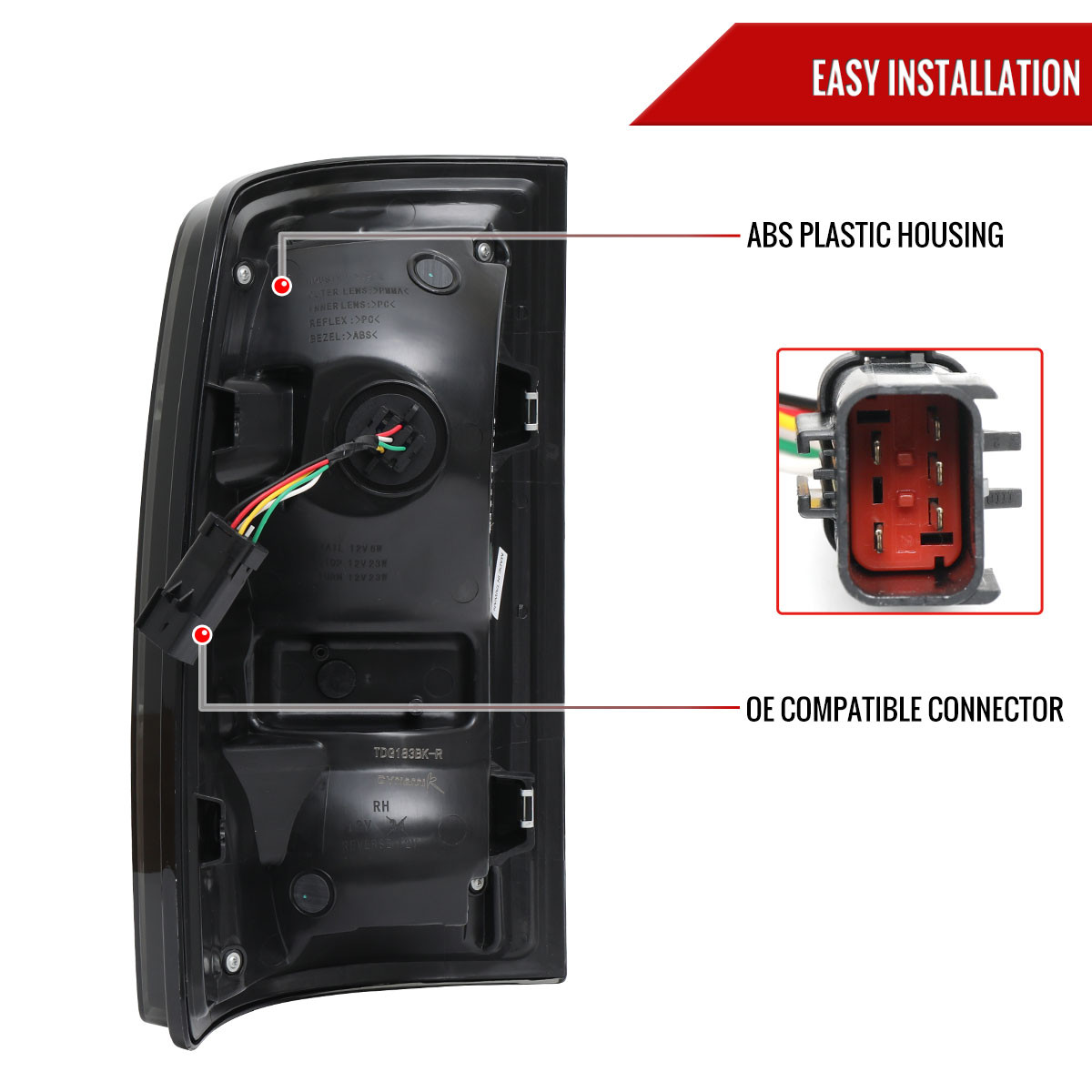 Rendu Sadamal様　追加分 2013-2018 RAM 1500/2500/3500 Sequential Signal LED Tail Lights
