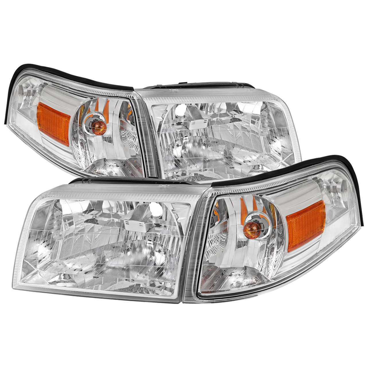 2006-2011 Mercury Grand Marquis Factory Style Headlights and