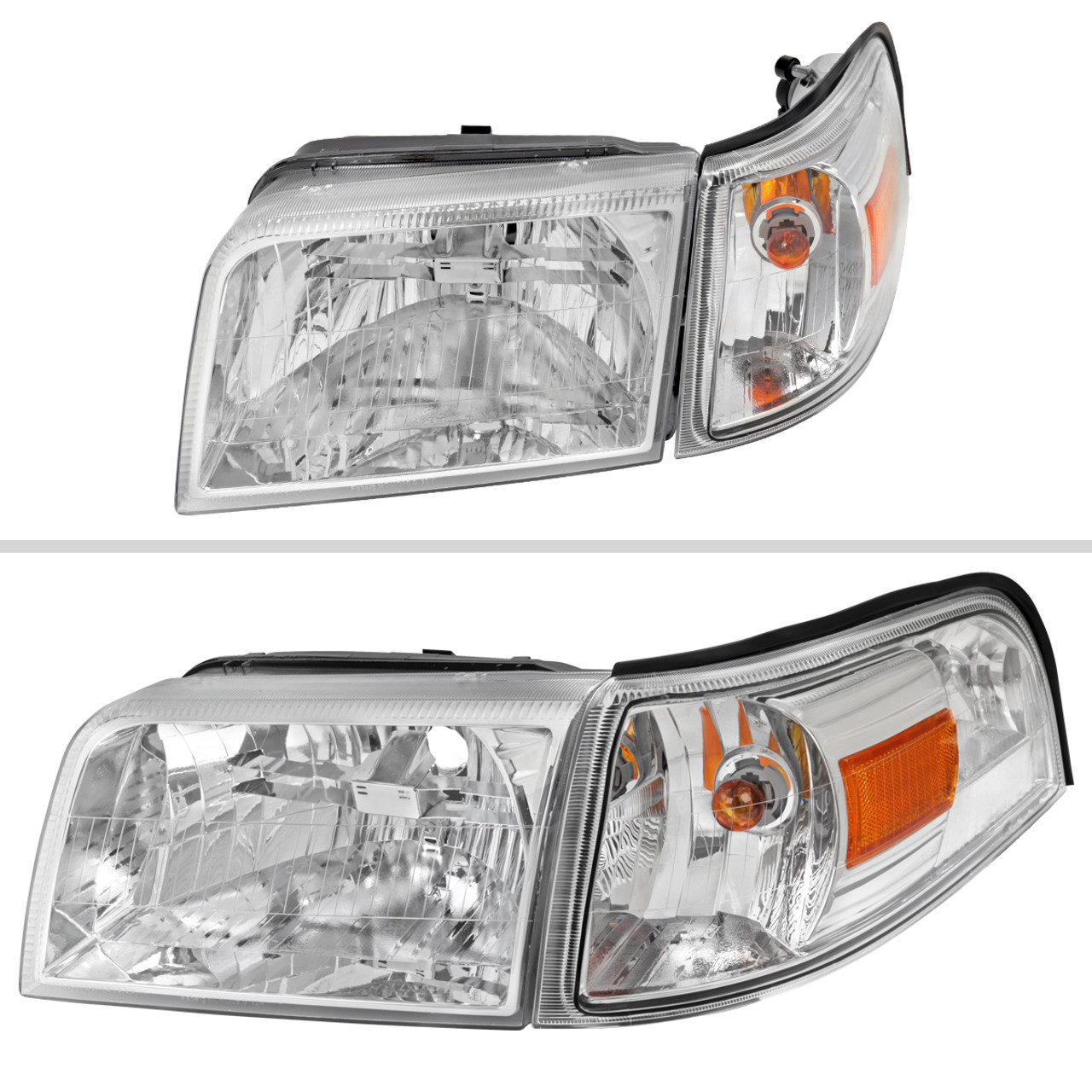 2006-2011 Mercury Grand Marquis Factory Style Headlights and