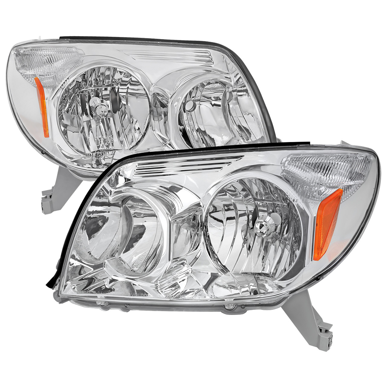 2003-2005 Toyota 4Runner Factory Style Headlights (Chrome Housing