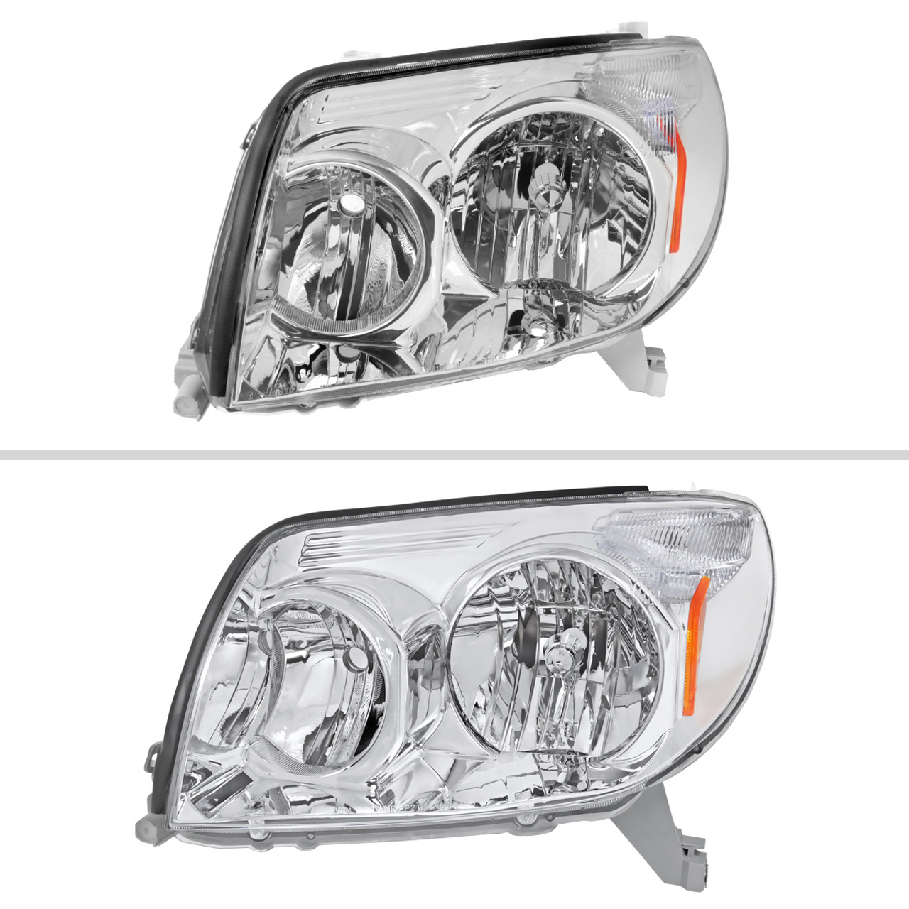 2003-2005 Toyota 4Runner Factory Style Headlights (Chrome Housing