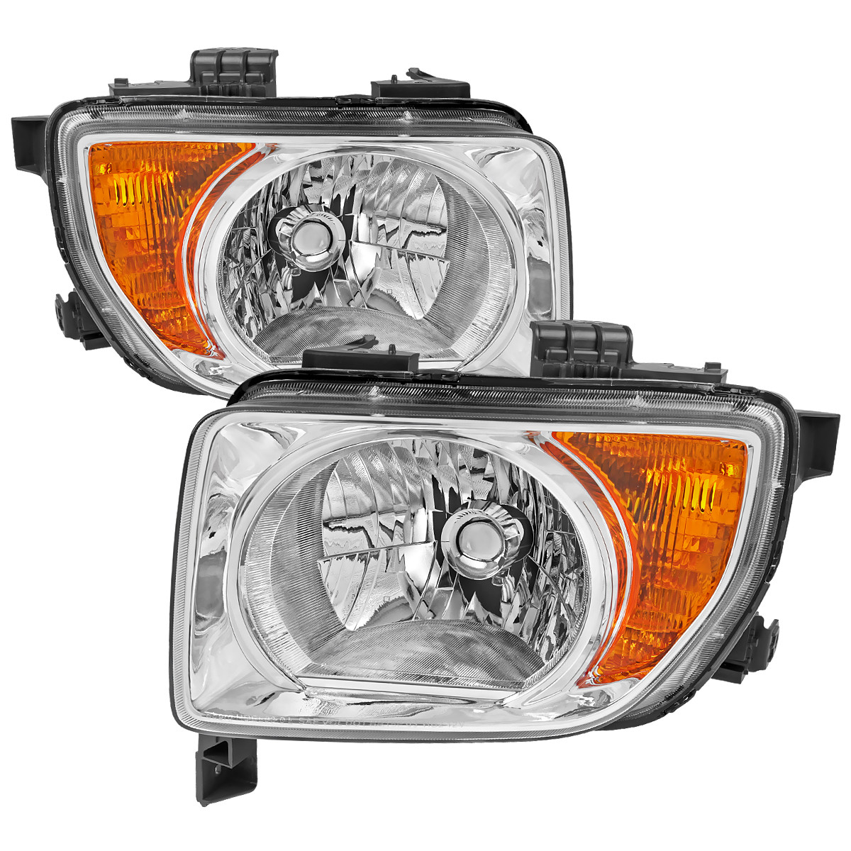 2003-2008 Honda Element Factory Style Headlights (Chrome Housing