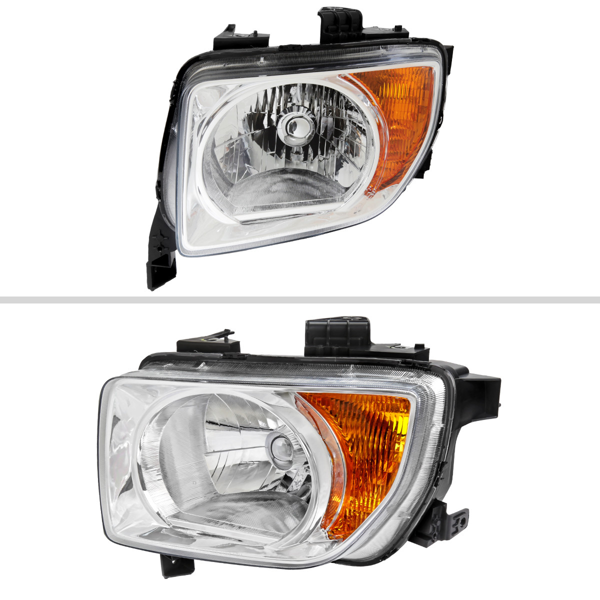 2003-2008 Honda Element Factory Style Headlights (Chrome Housing