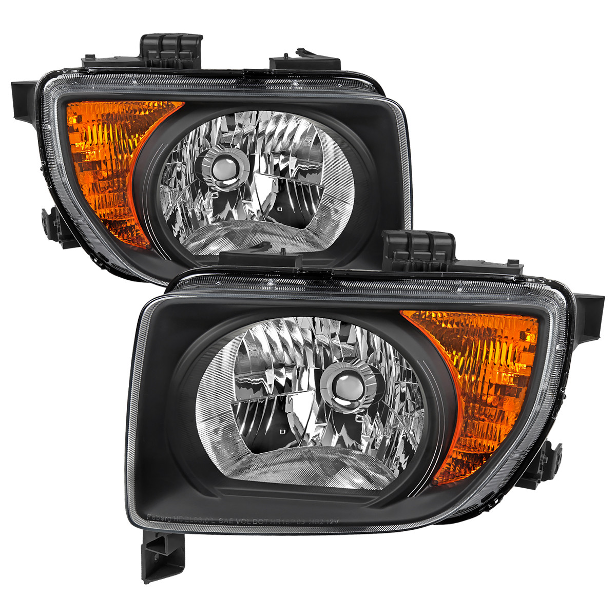 2003-2008 Honda Element Factory Style Headlights (Matte Black