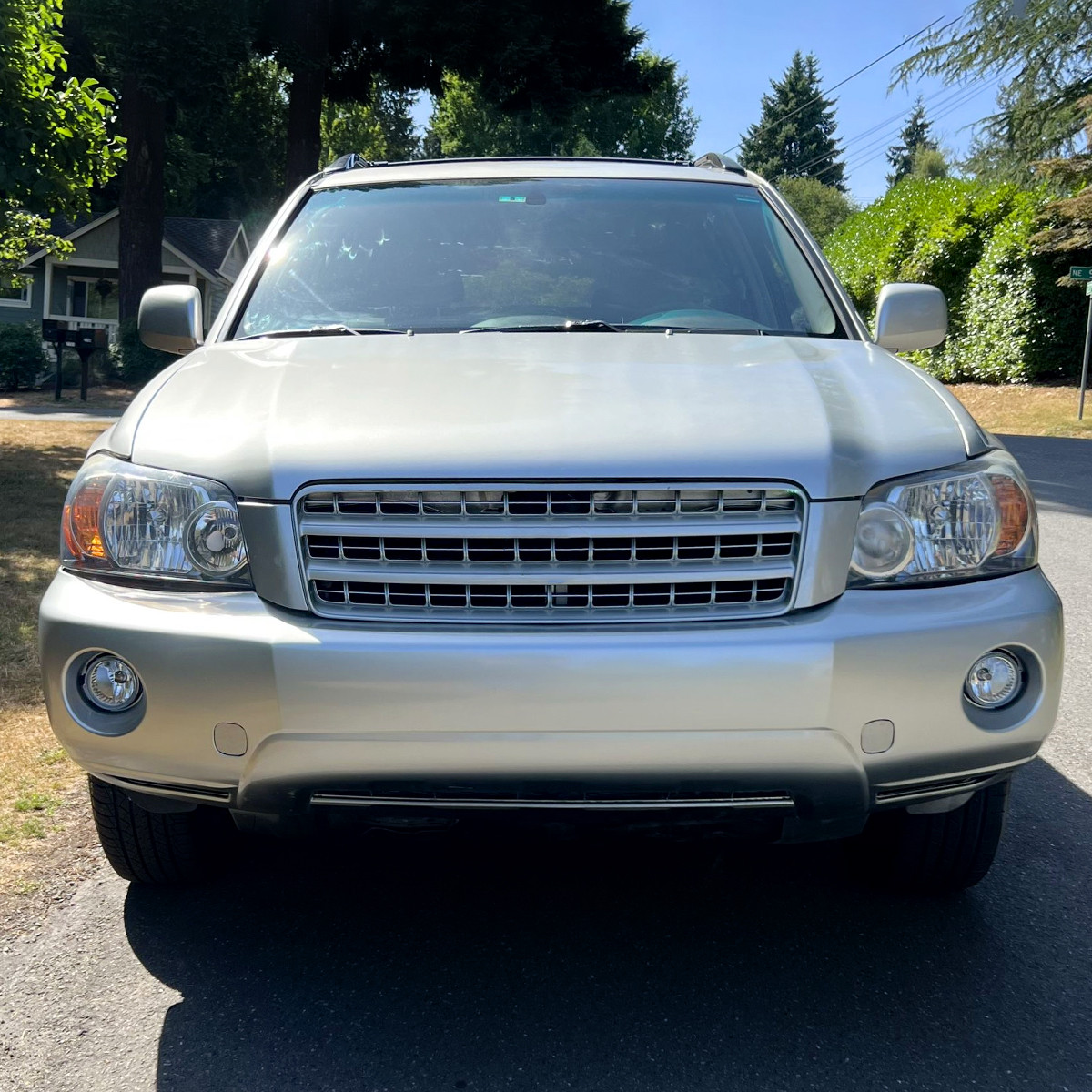 2004-2007 Toyota Highlander Factory Style Headlights (Chrome