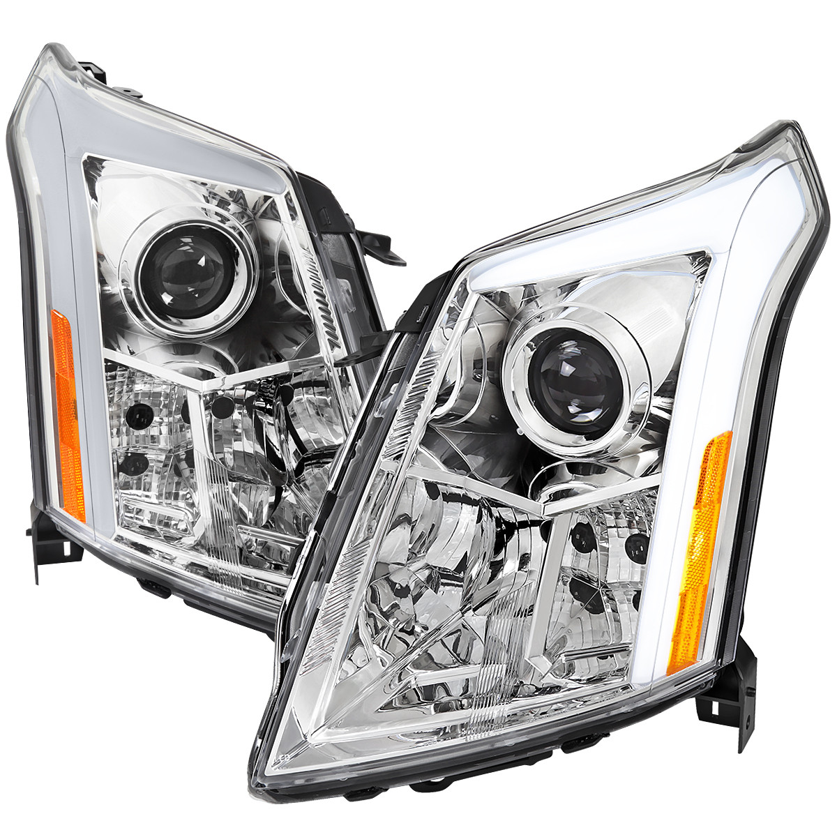 ヘッドライト　SRX 2010-2016 Cadillac SRX Projector Headlights w/ Switchback