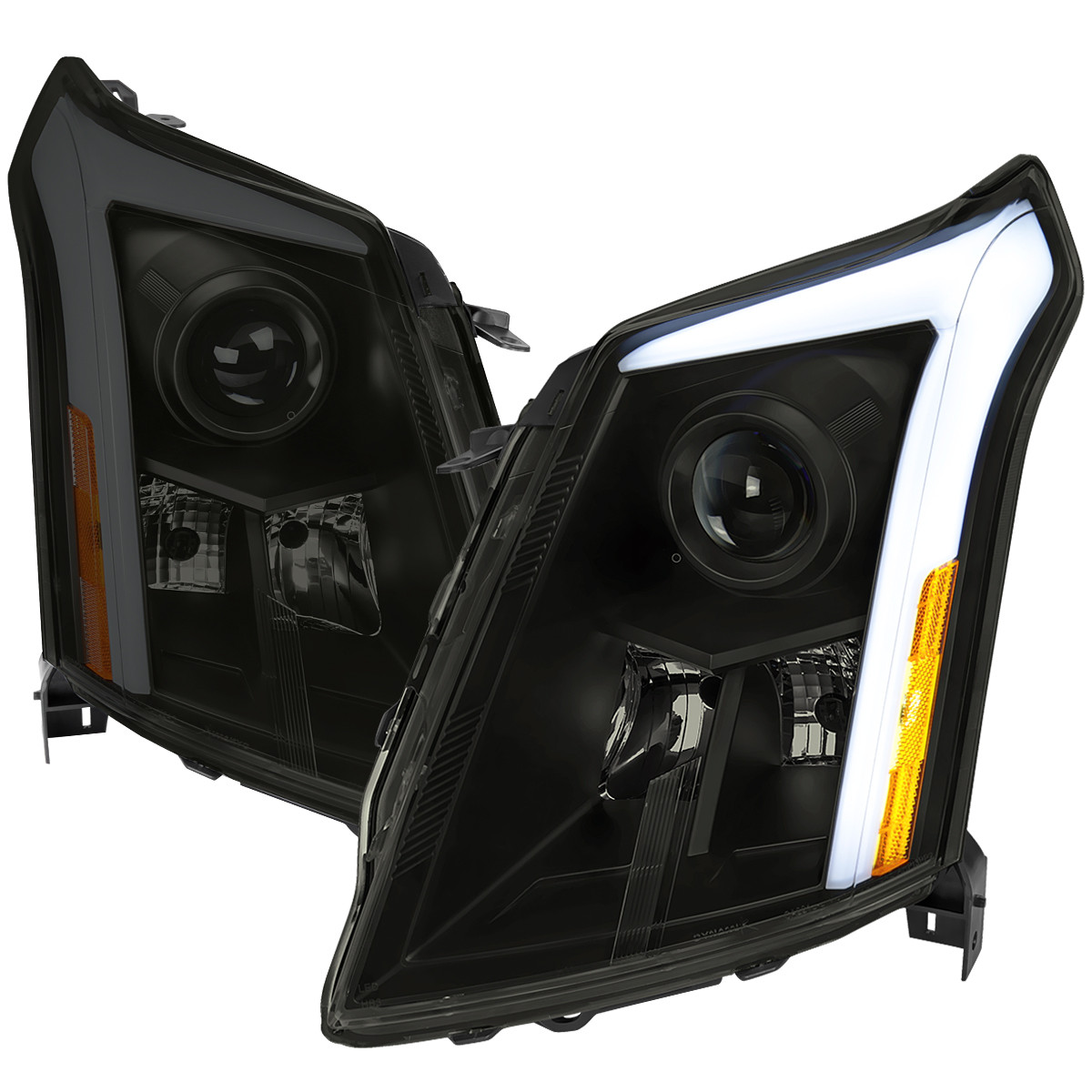 ヘッドライト　SRX 2010-2016 Cadillac SRX Projector Headlights w/ Switchback