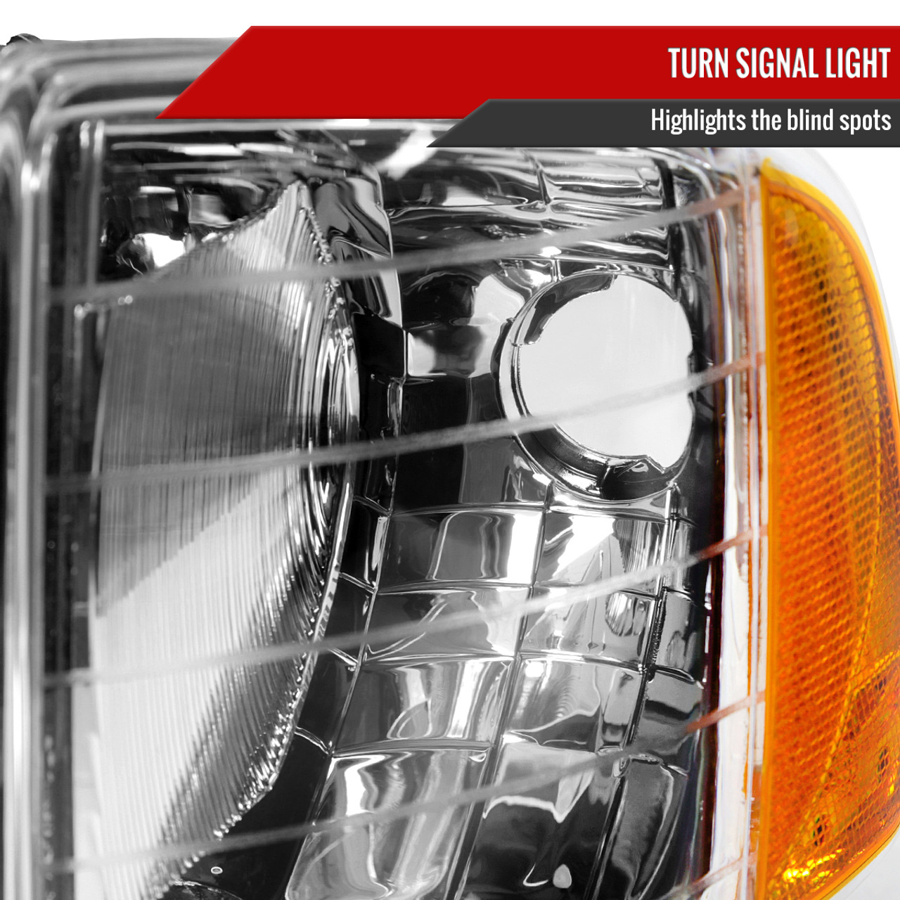 1999-2001 Dodge RAM 1500 Sport Factory Style Headlights and
