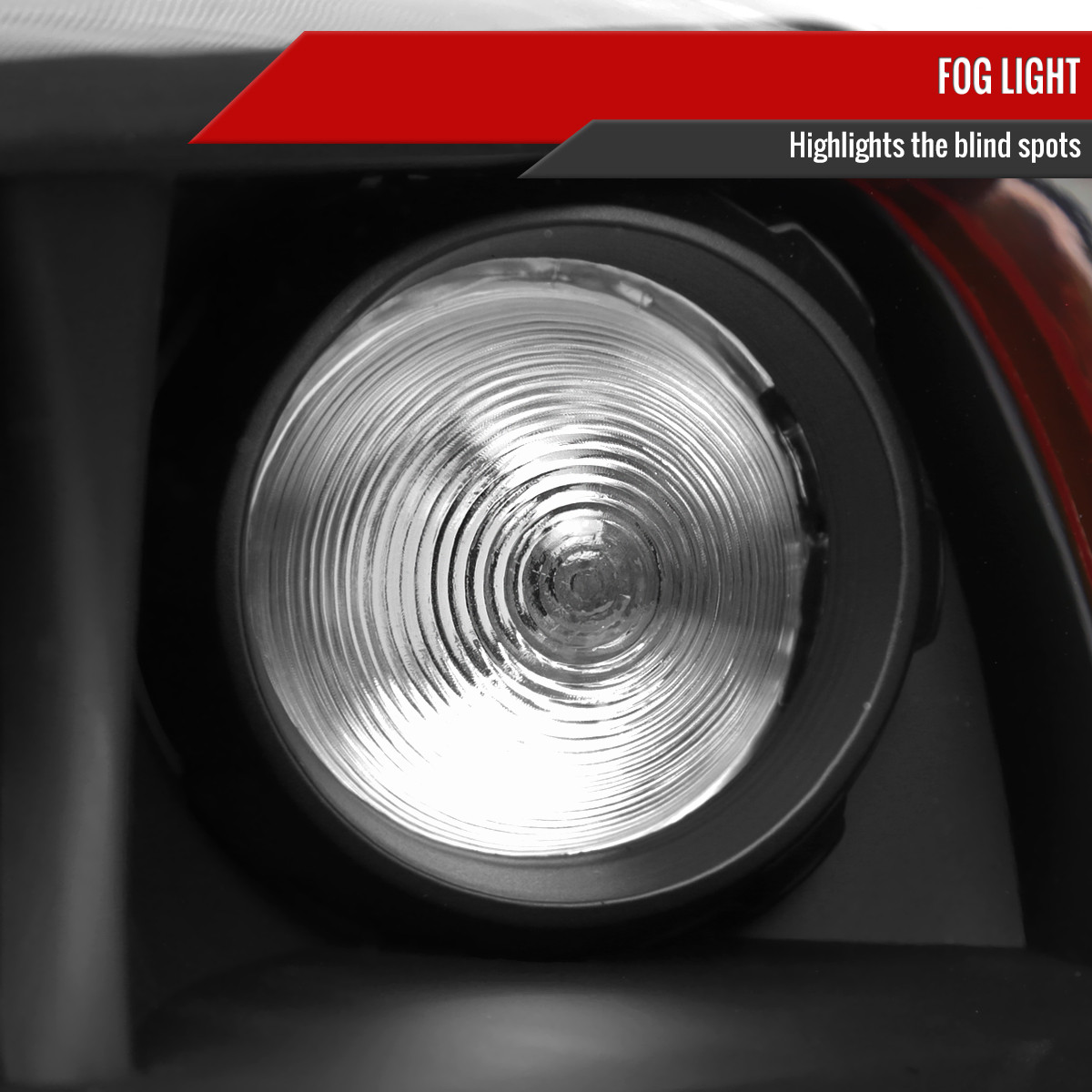 2006-2008 Honda Pilot Projector Style Headlights (Matte Black