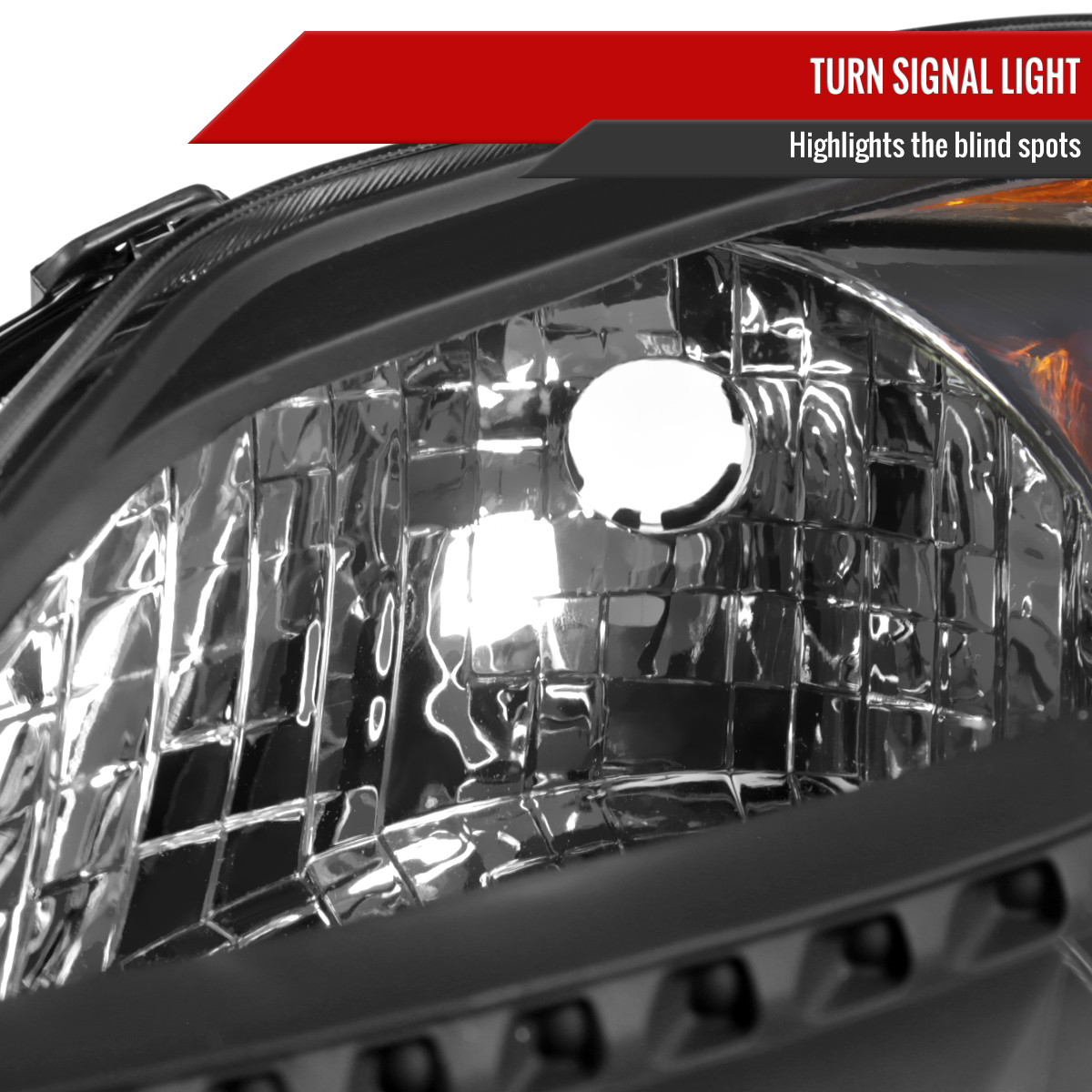 2006-2009 Toyota Prius Factory Style Headlights with Amber