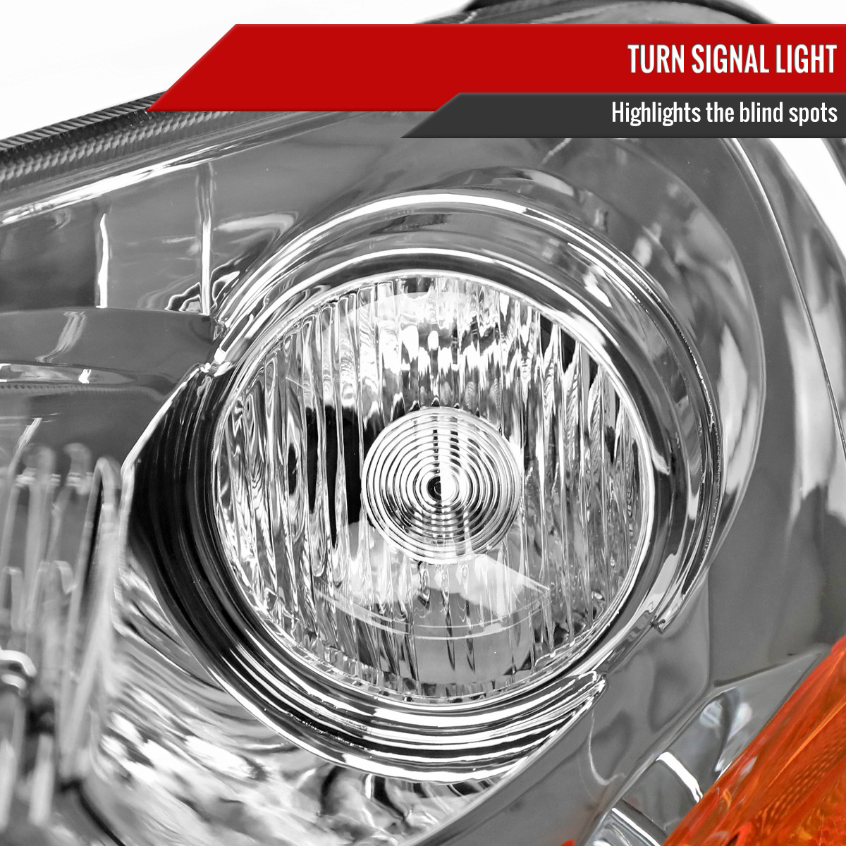 2003-2005 Honda Pilot Factory Style Headlight (Chrome Housing