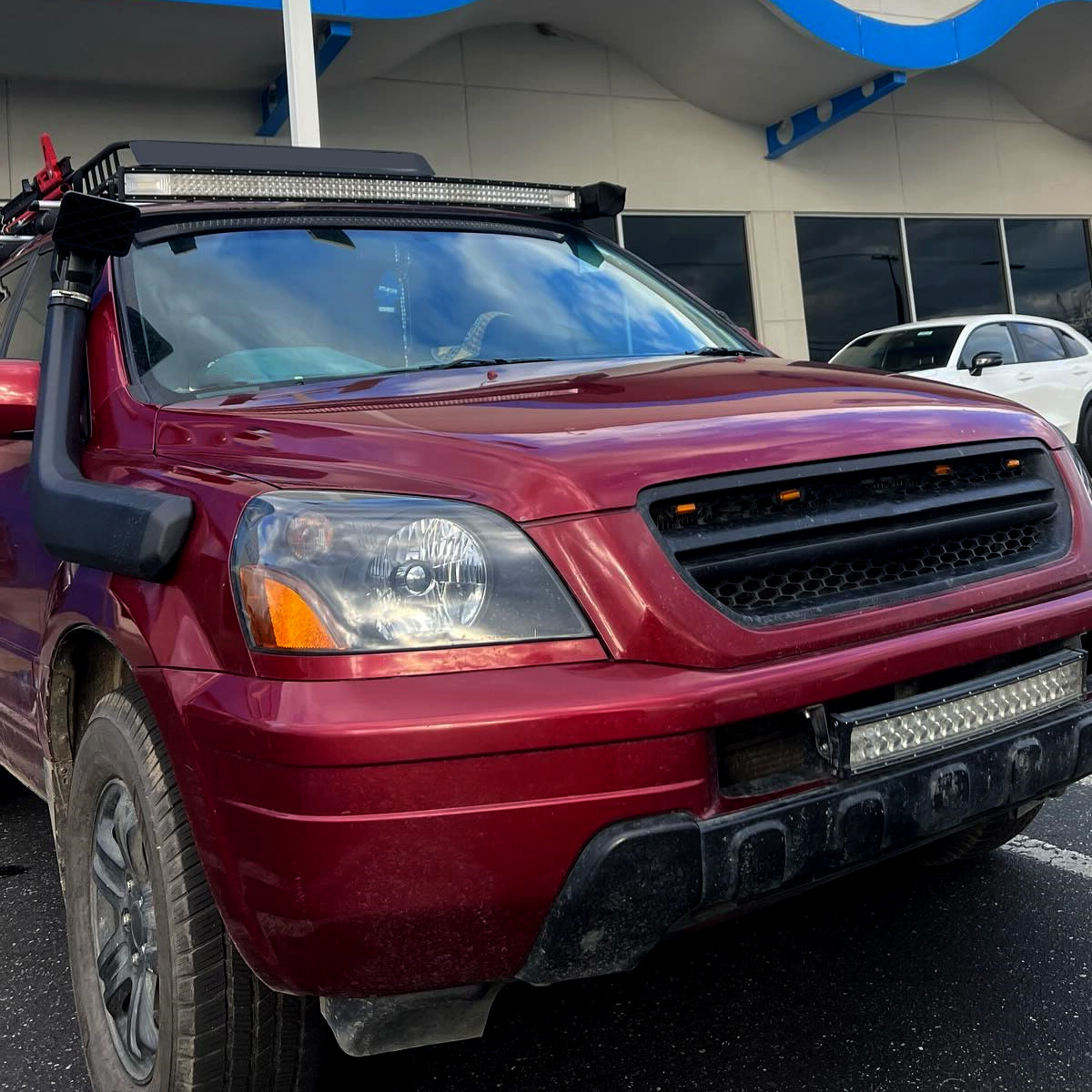 2003-2005 Honda Pilot Factory Style Headlight (Matte Black Housing