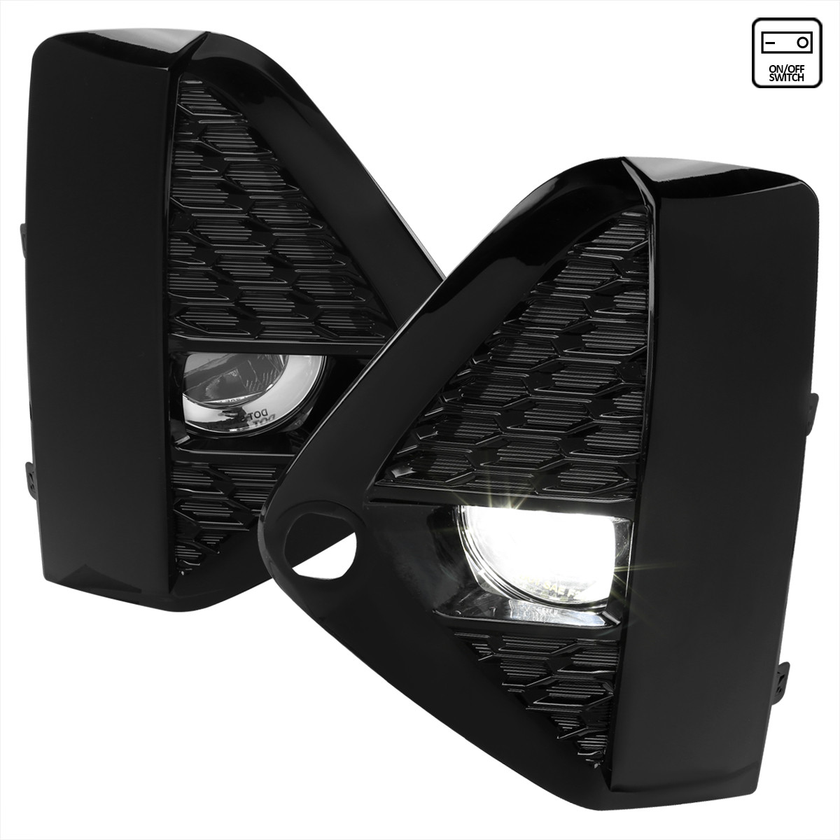 2019-2021 Nissan Murano LED Fog Lights Kit (Chrome Housing/Clear