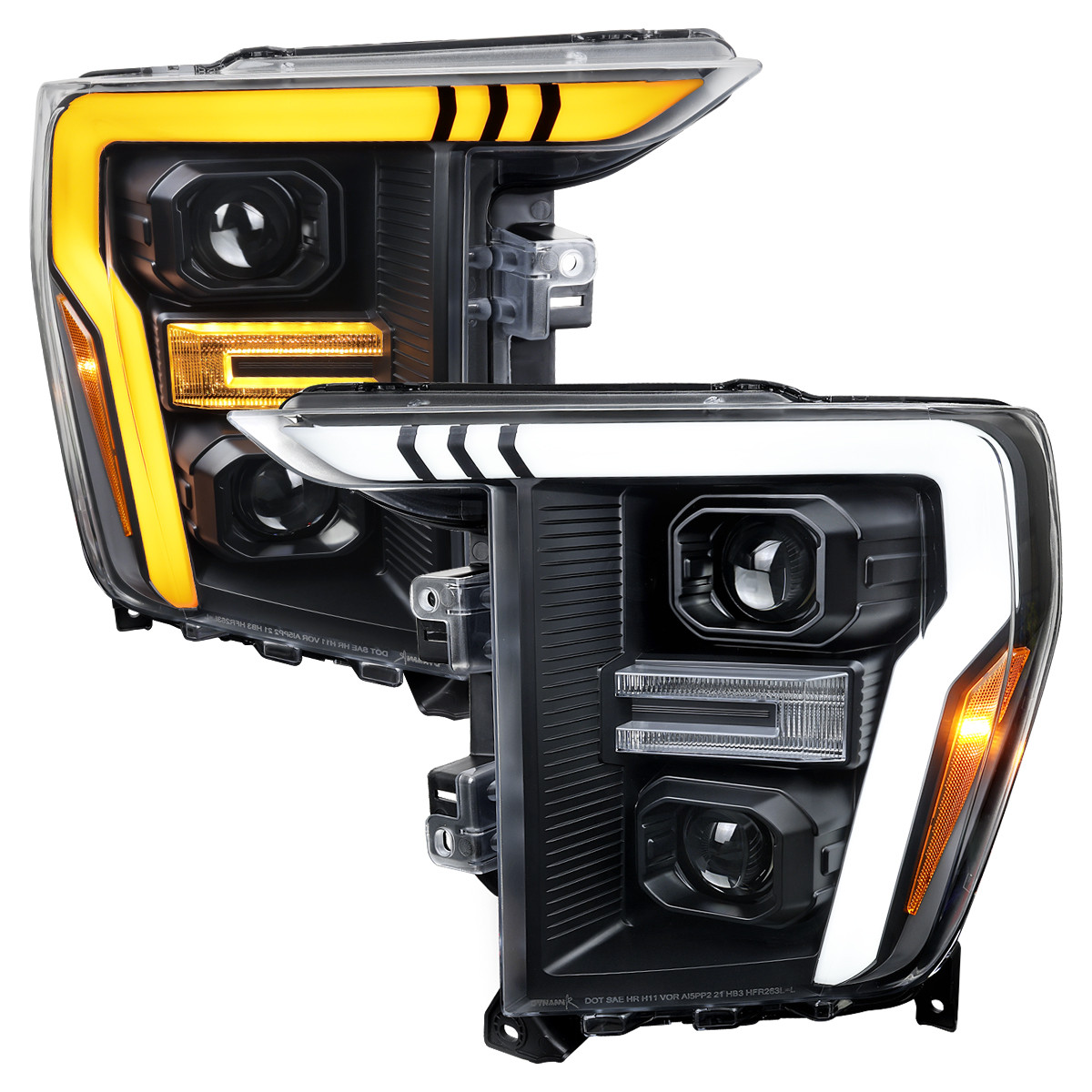 2021-2023 Ford F-150 Projector Headlight w/ Switchback Sequential