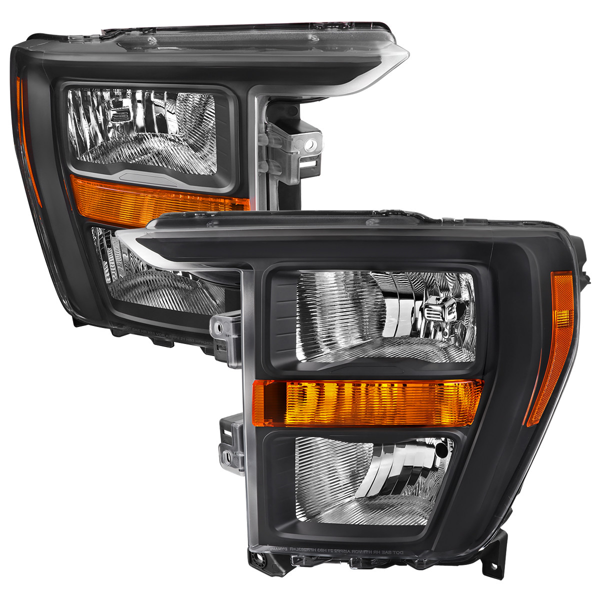 2021-2023 Ford F-150 Factory Style Headlight (Matte Black Housing