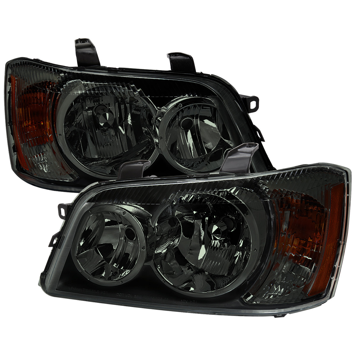 2001-2003 Toyota Highlander Factory Style Headlights (Chrome
