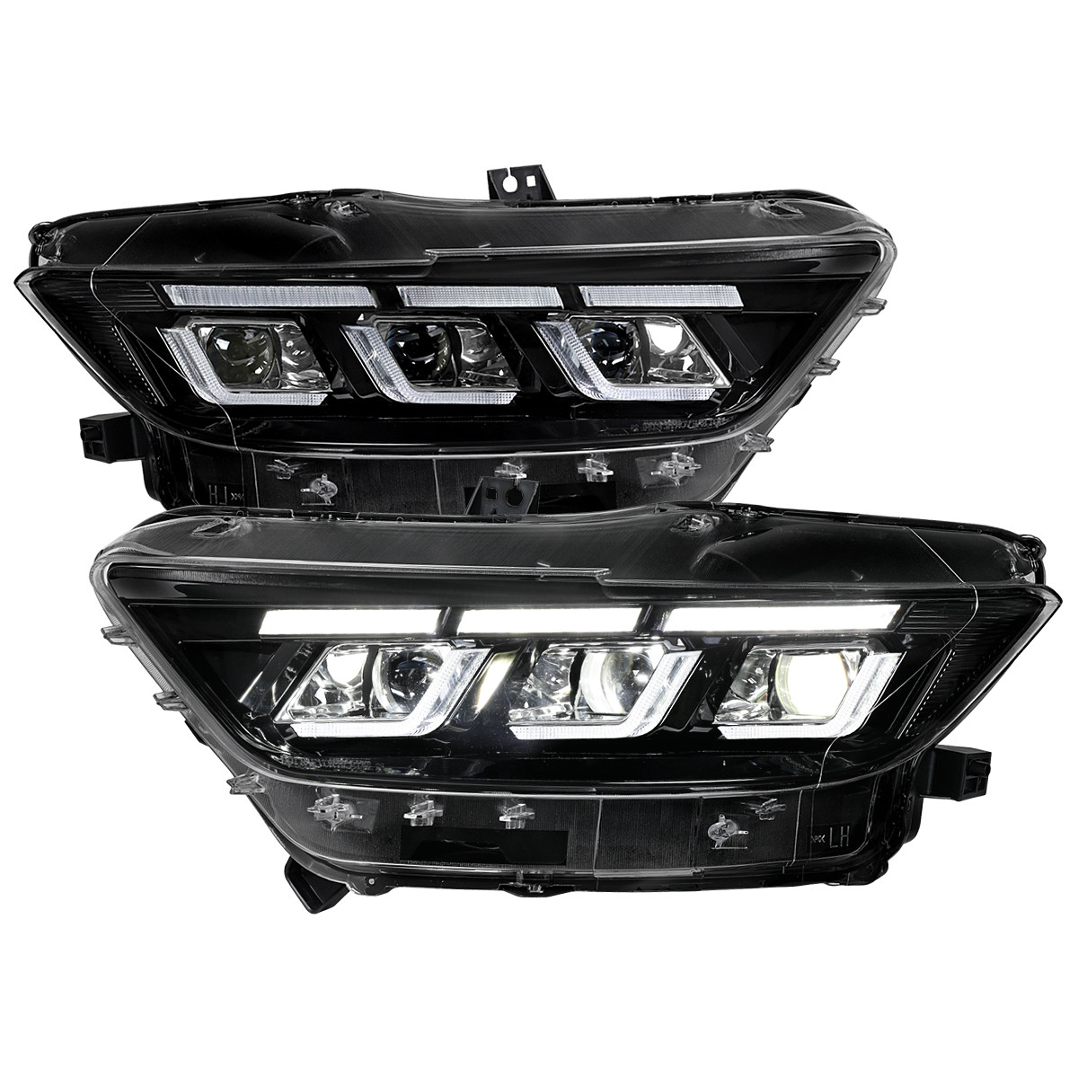 2015–2017 Ford Mustang Full LED Projector Headlights Switchback
