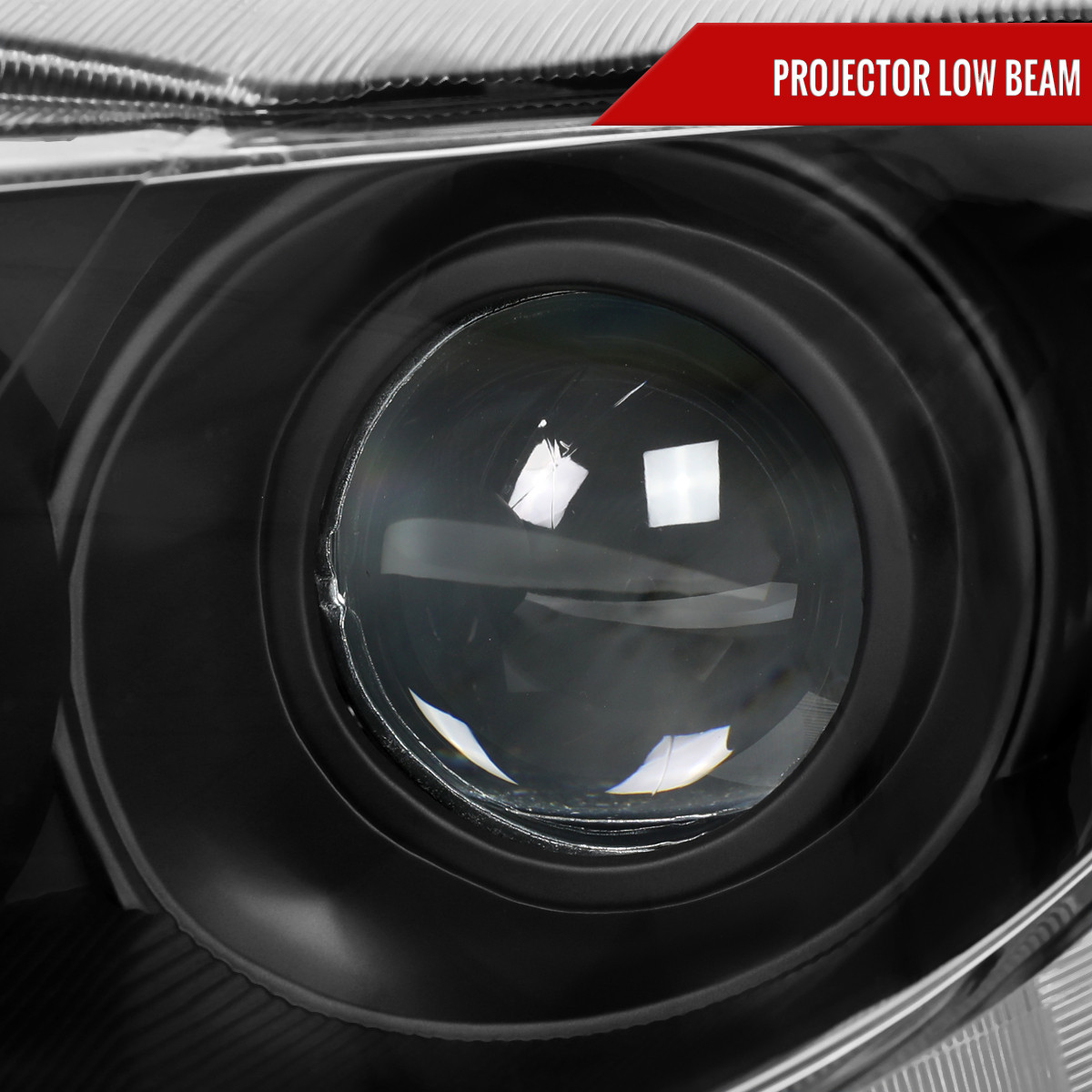 2003-2005 Mazda 6 Factory Style Projector Headlights (Matte Black