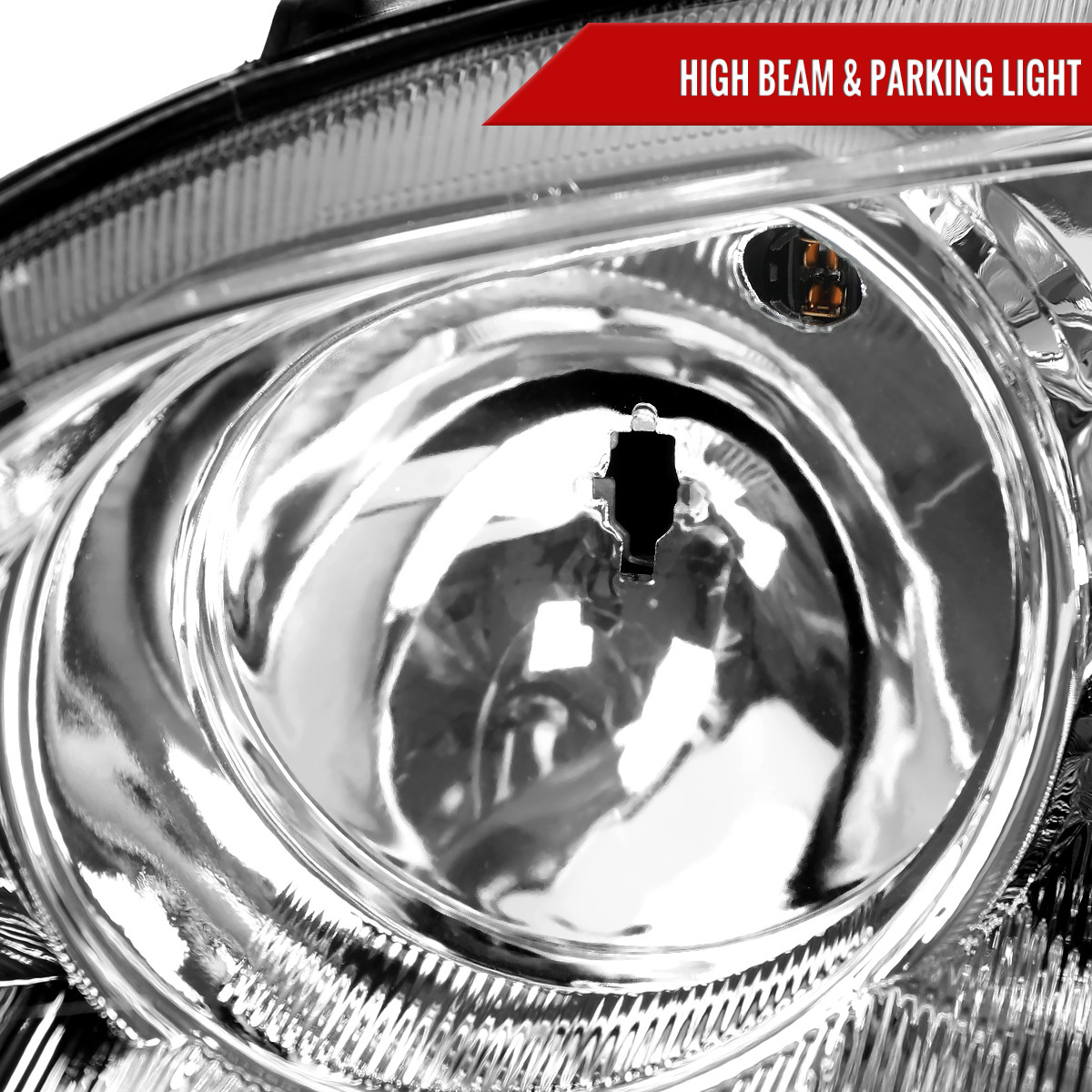 2003-2005 Mazda 6 Factory Style Projector Headlights (Chrome
