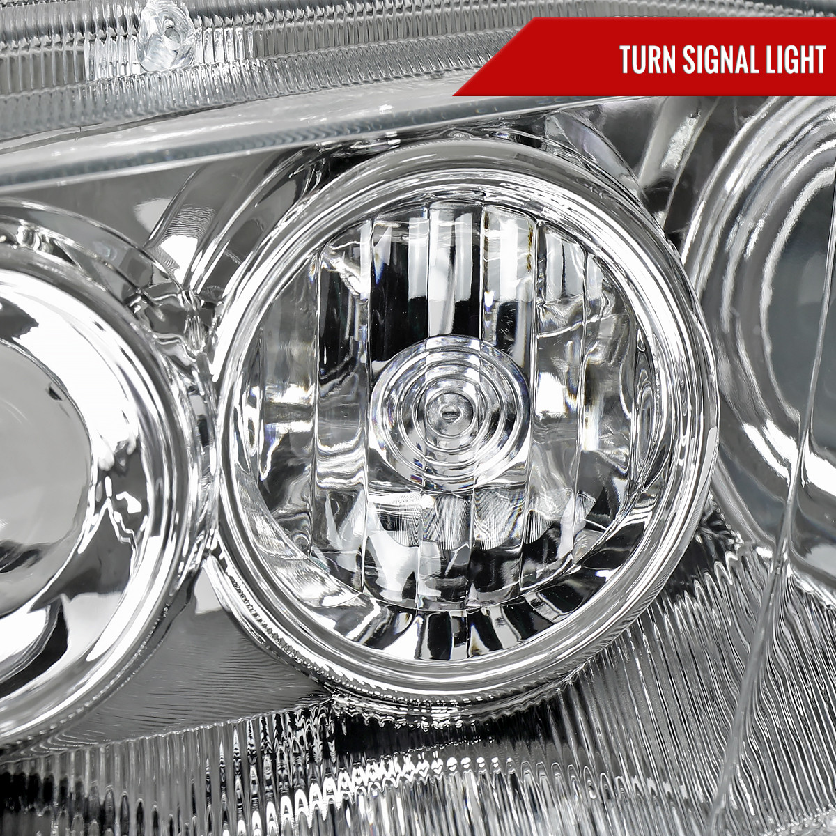 2003-2005 Mazda 6 Factory Style Projector Headlights (Chrome