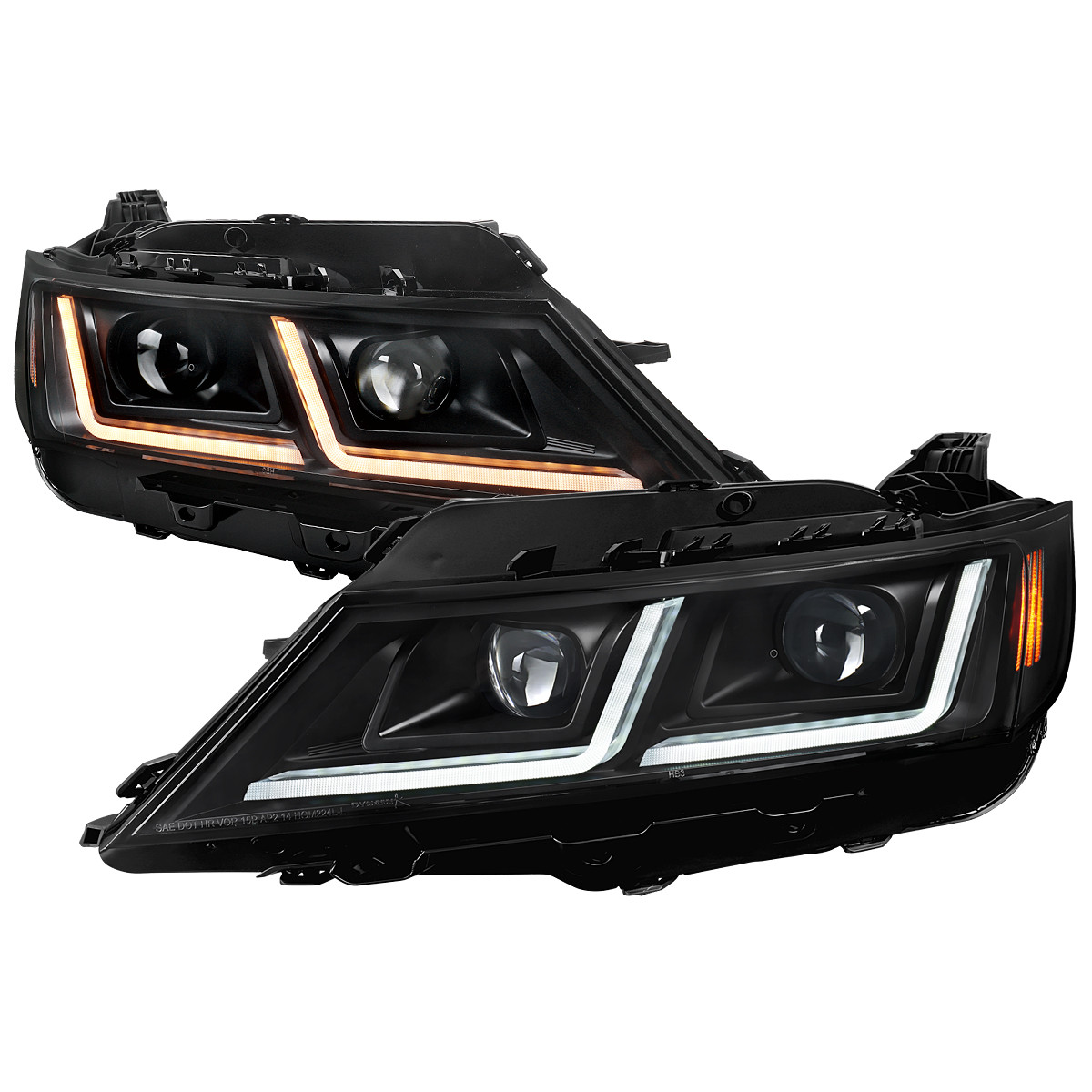 li　36 2014-2020 Chevy Impala LED DRL Sequential Projector Headlights