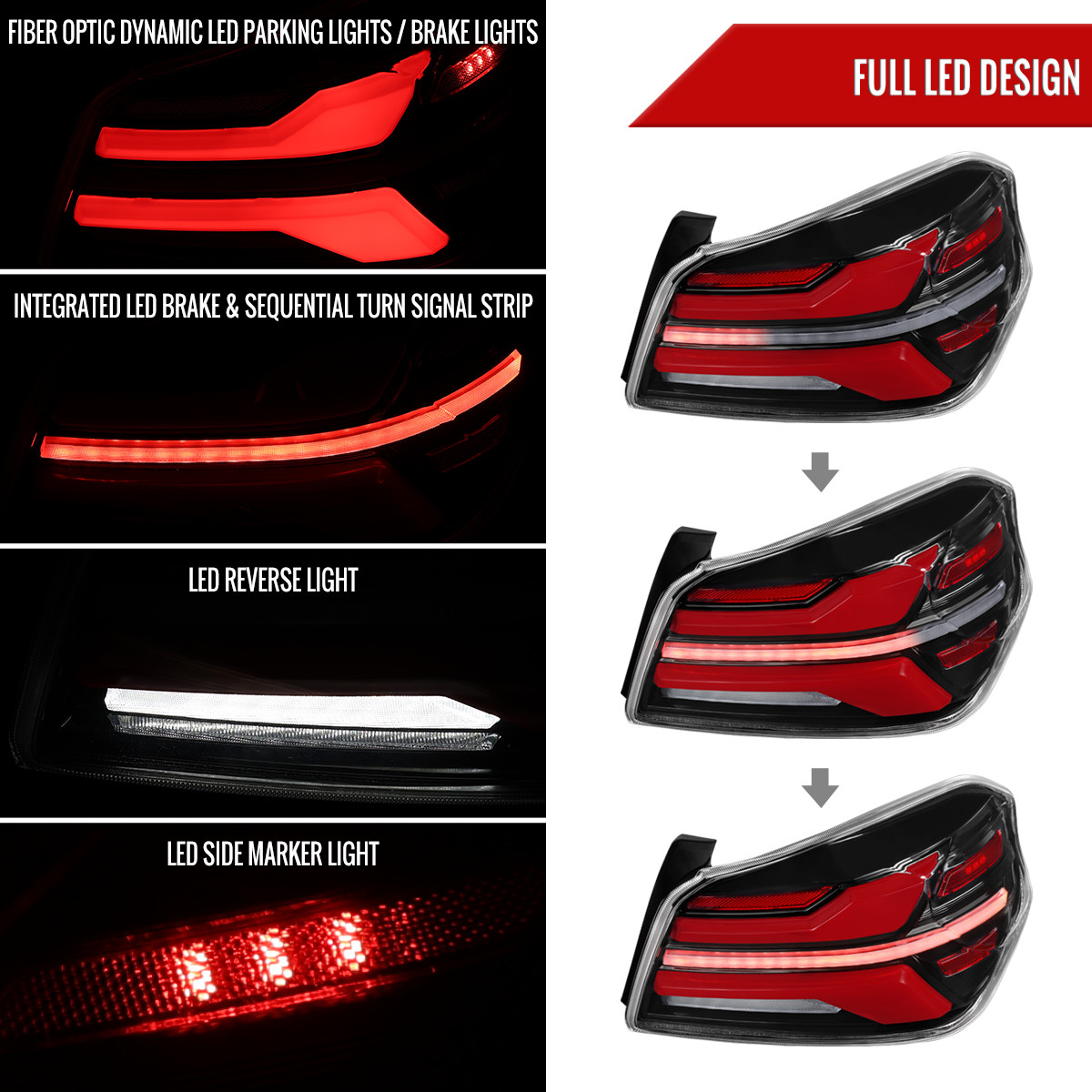2015-2021 Subaru WRX STi Tail Light w/ Sequential LED Turn SignaL