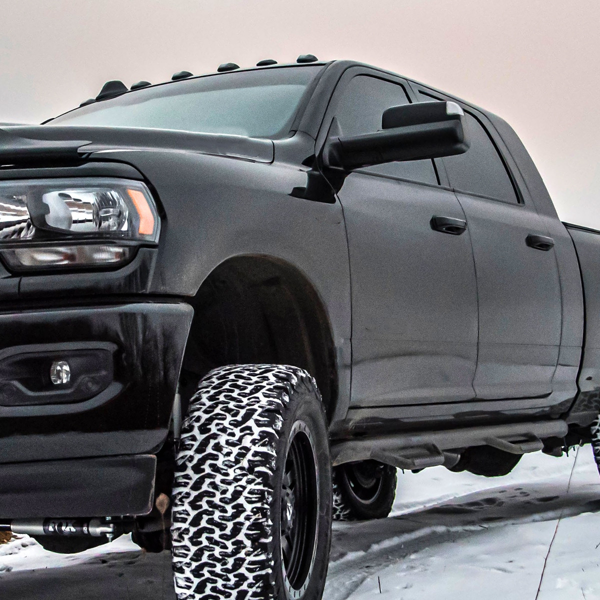 2019-2022 Ram 2500 3500 Black Power Adjustable, Auto-Fold, BSD