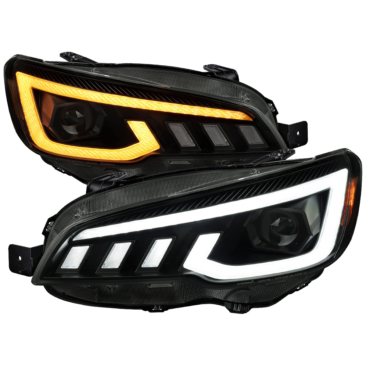SUBARU TECNICA INTERNATIONAL LEDライト 2015-2021 Subaru Impreza WRX STI Projector Headlights Sequential