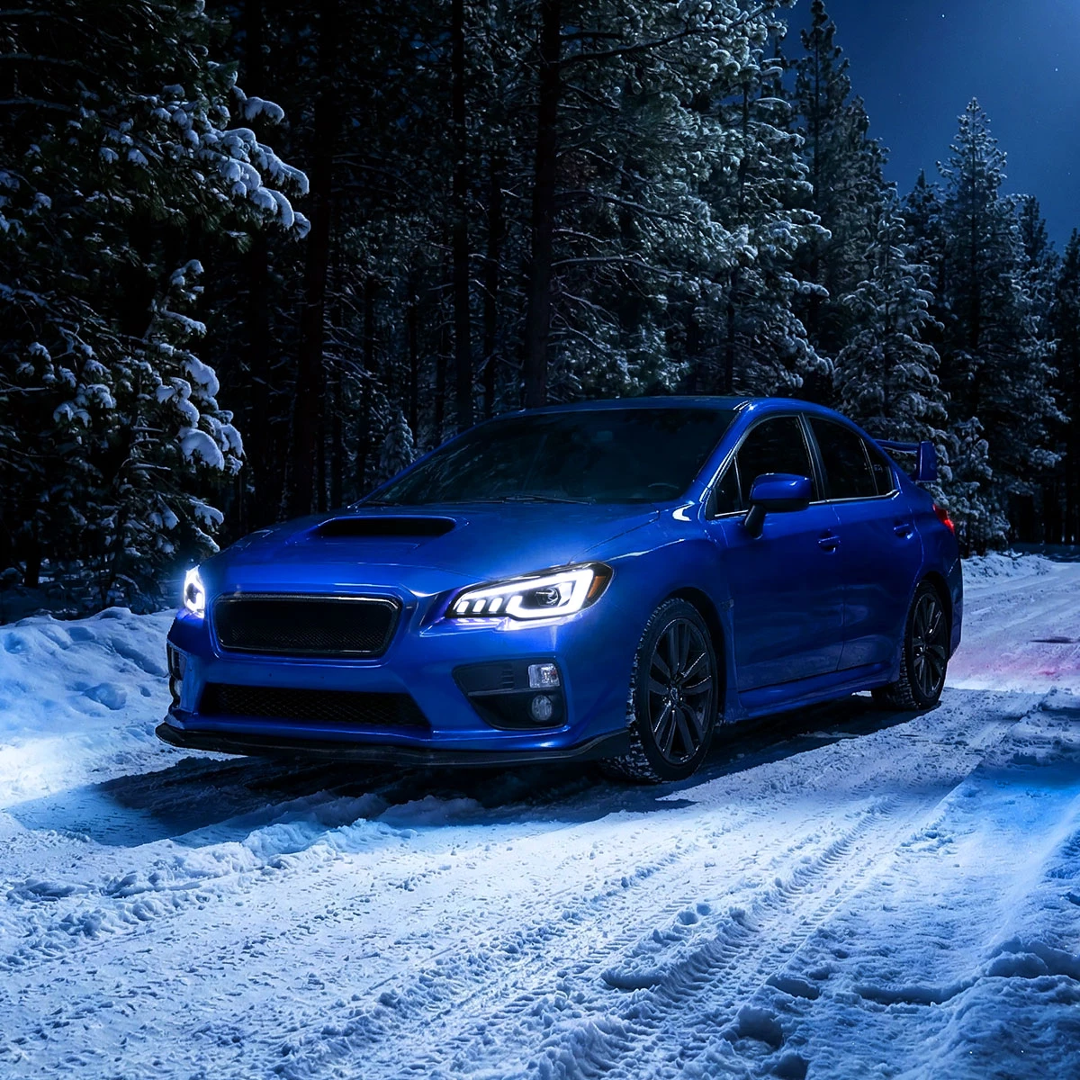 For 2015-2018 Subaru WRX/STI – LED Headlight Bulbs High/Low Beam 8000K Ice Blue – 4 Bulb Kit
