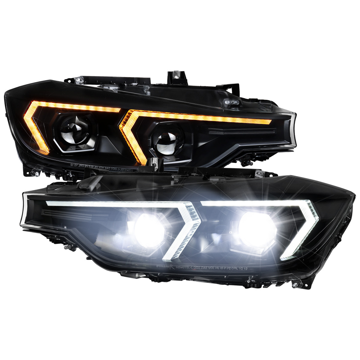 2012-2015 BMW F30 3 Series Full LED Projector Headlights w
